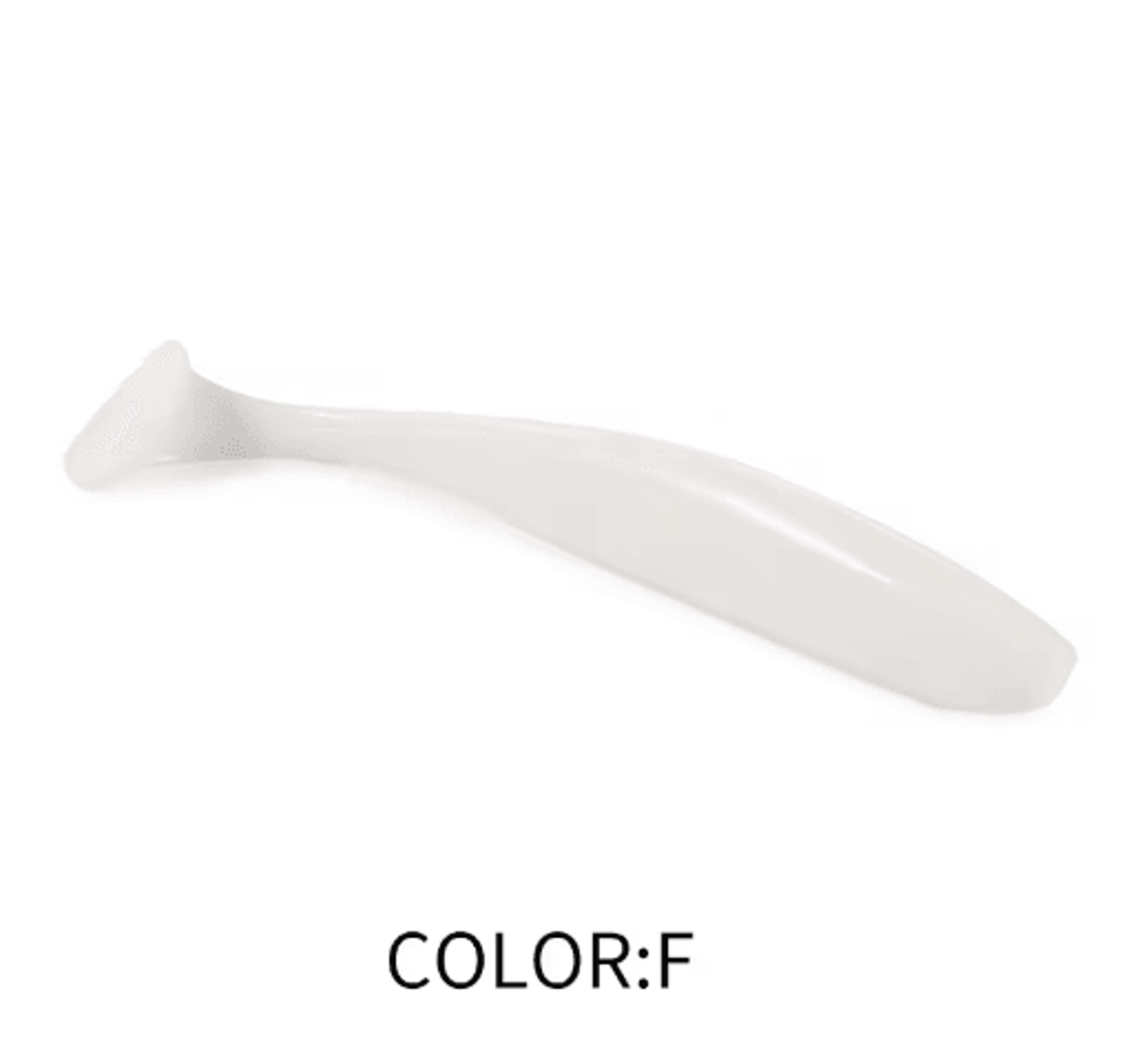 Supercontinent Double Color Soft Shad Lure T Tail Silicone Fishing Bait 19