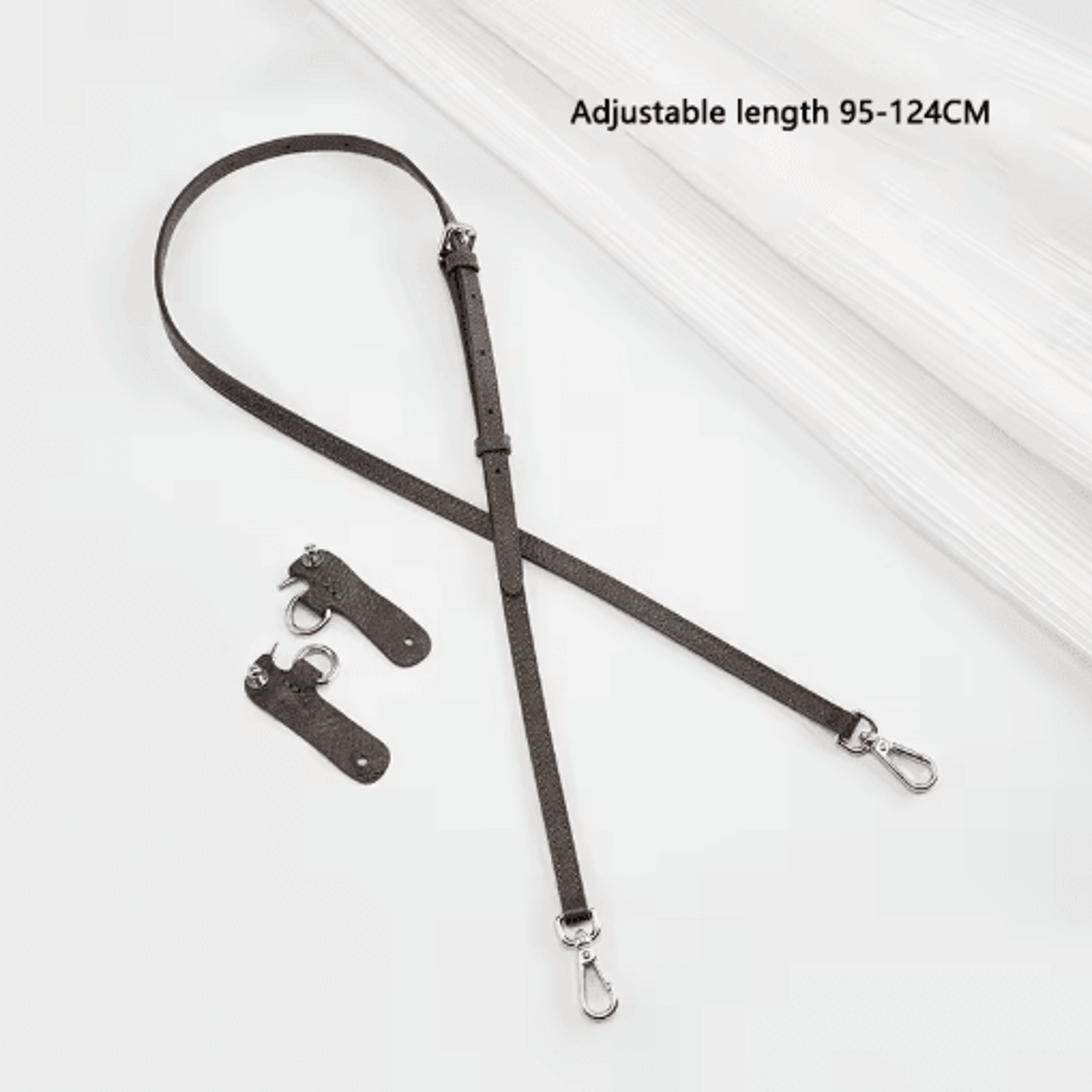 Leather Replacement Crossbody Strap For Longchamp Mini Bag No Punch Adjustable Shoulder Strap 21