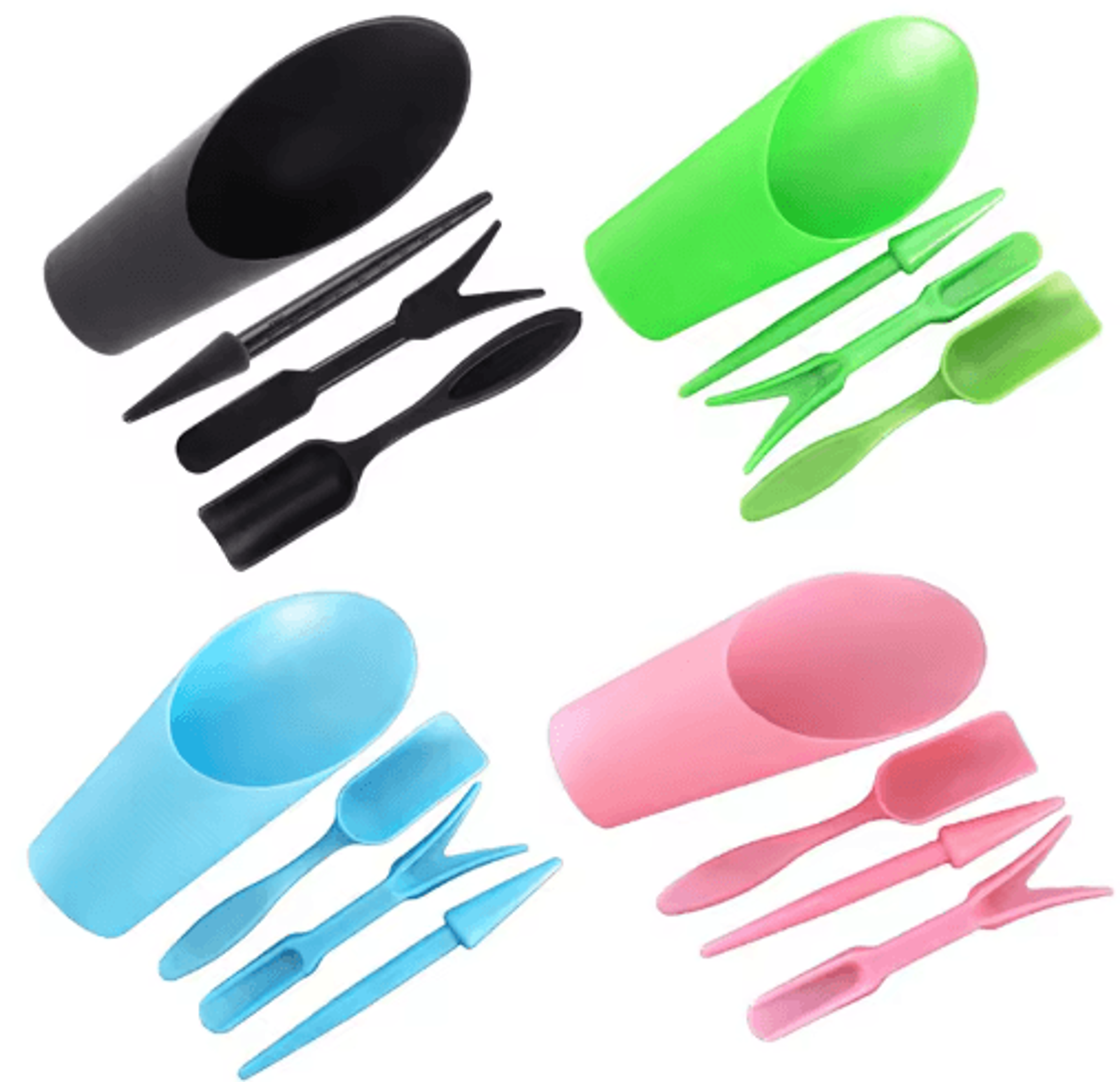 4Piece Garden Planter Tool Kit  Mini Sowing Shovel  Spoon Set For Succulents And Bonsai 5
