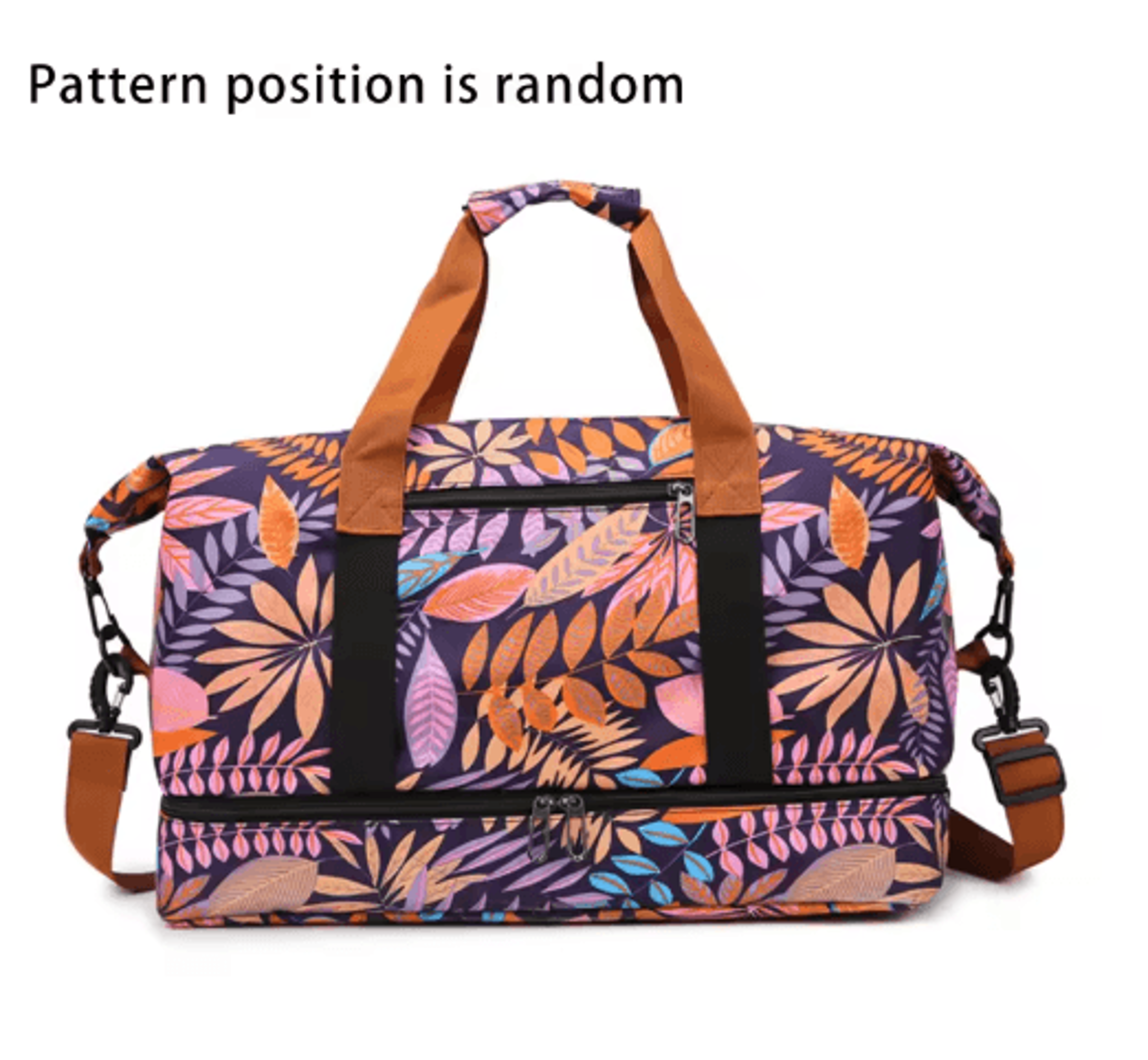 LargeCapacity Travel Duffel Bag With DryWet Separation  Sports  ShortTrip Hand Luggage 1
