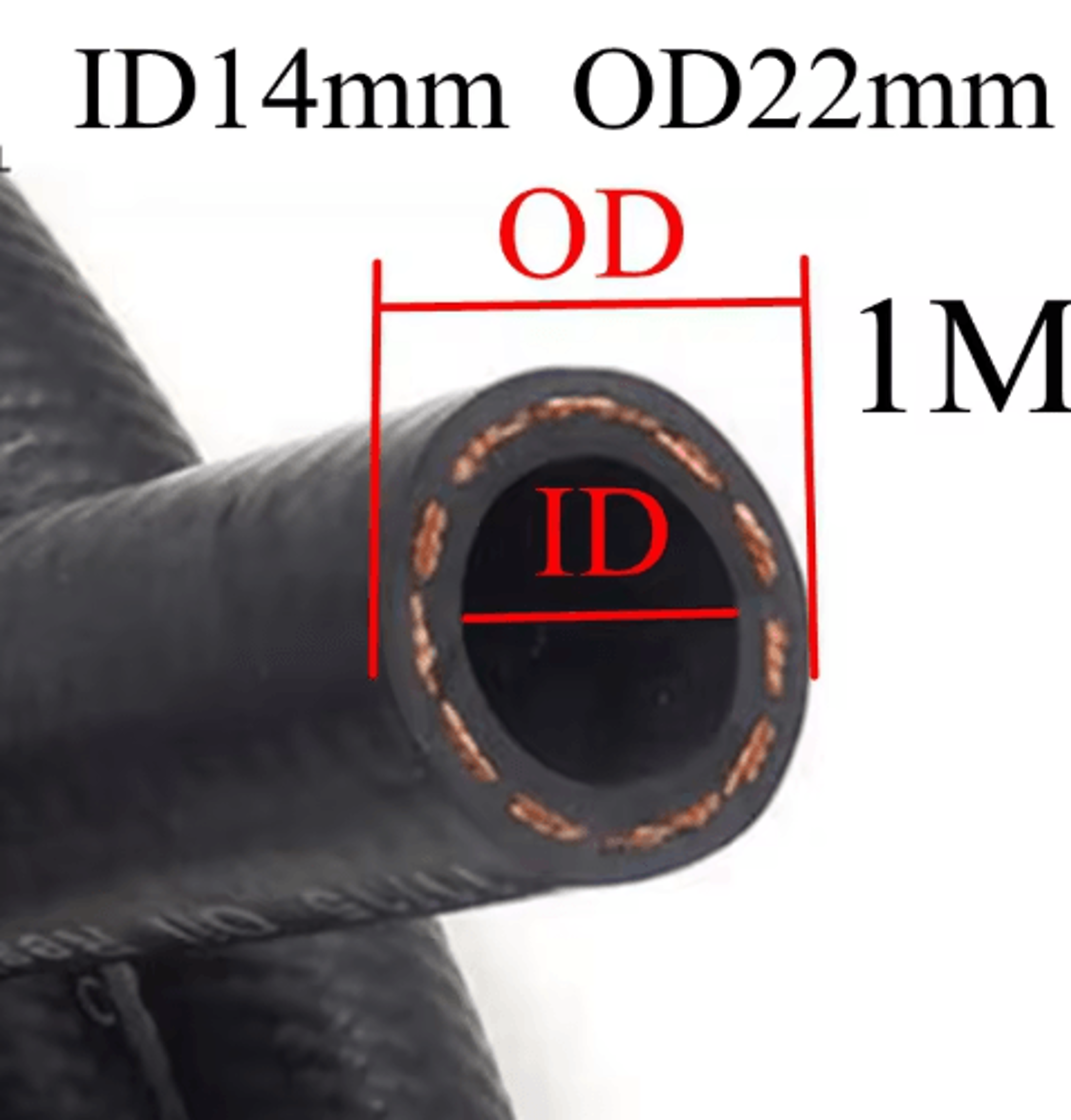 Flexible Car Fuel Hose Multi Size Fuel Line For Transfer  Automotive Use 1M To 3M 11