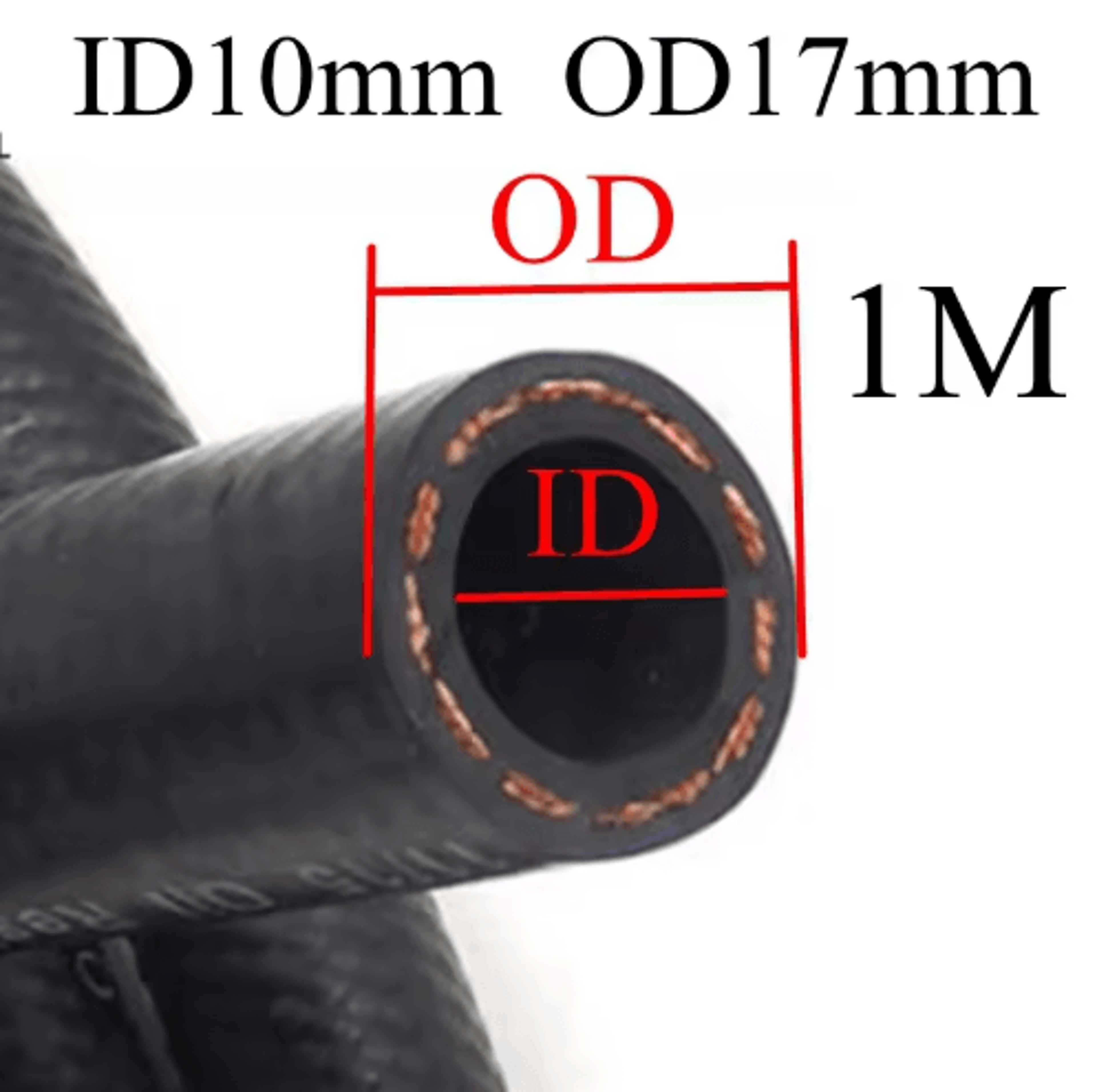 Flexible Car Fuel Hose Multi Size Fuel Line For Transfer  Automotive Use 1M To 3M 17