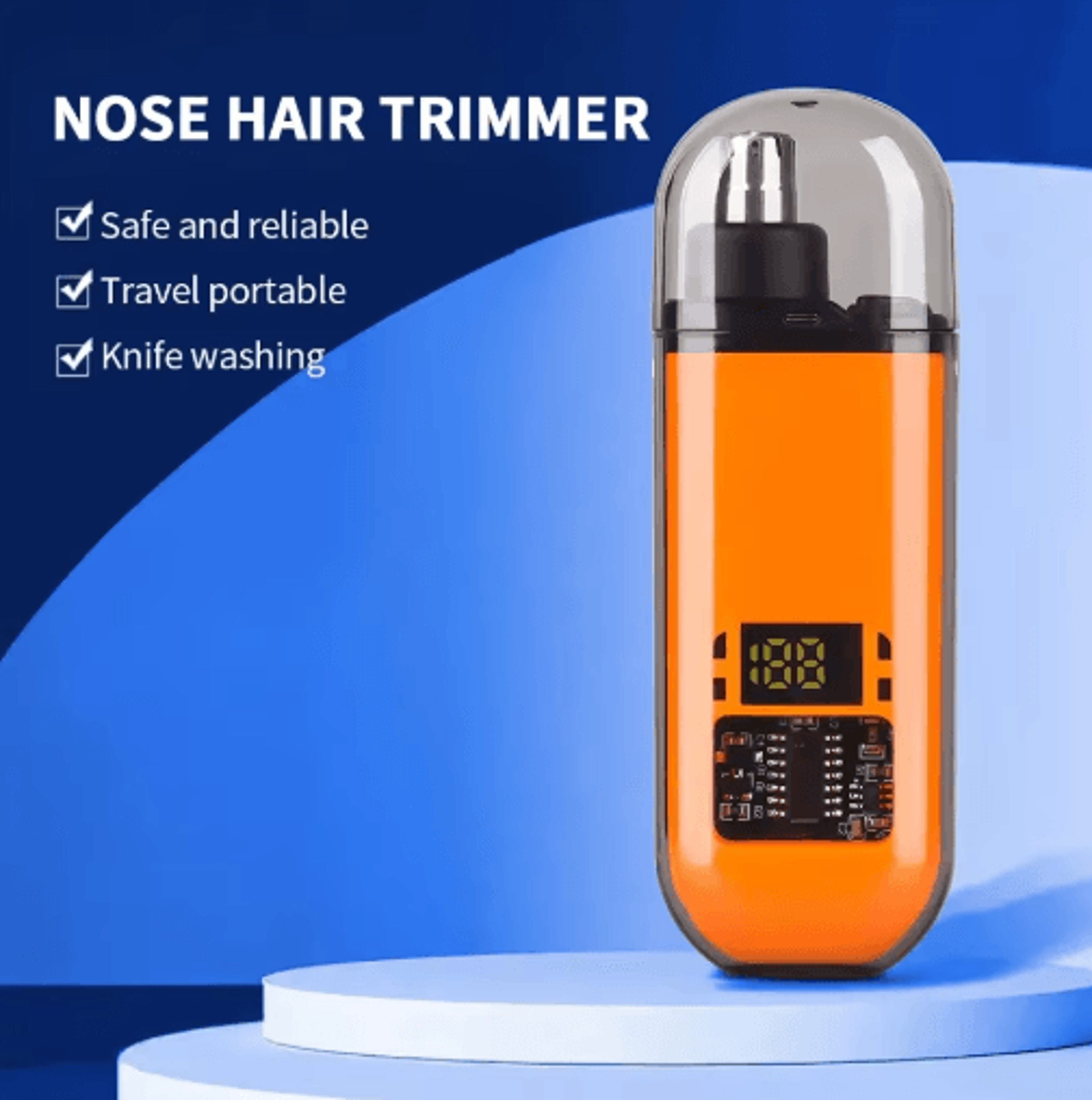 2in1 Electric Ear  Nose Hair Trimmer  Painless Portable Grooming Tool For Men 2024 7