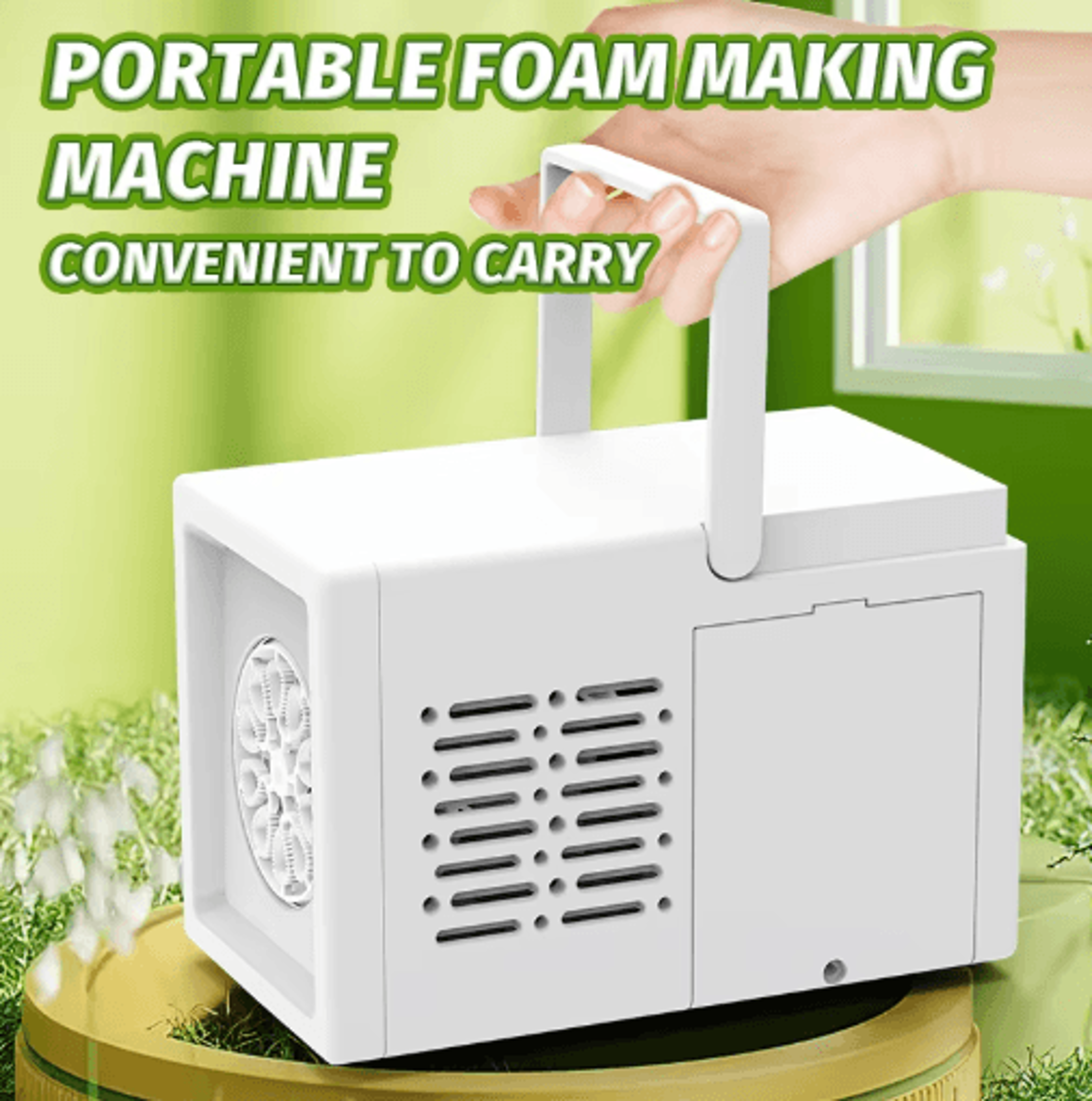 10Hole Automatic Electric Bubble Machine  Handheld Bubble Blower Toy For Outdoor Parties 4