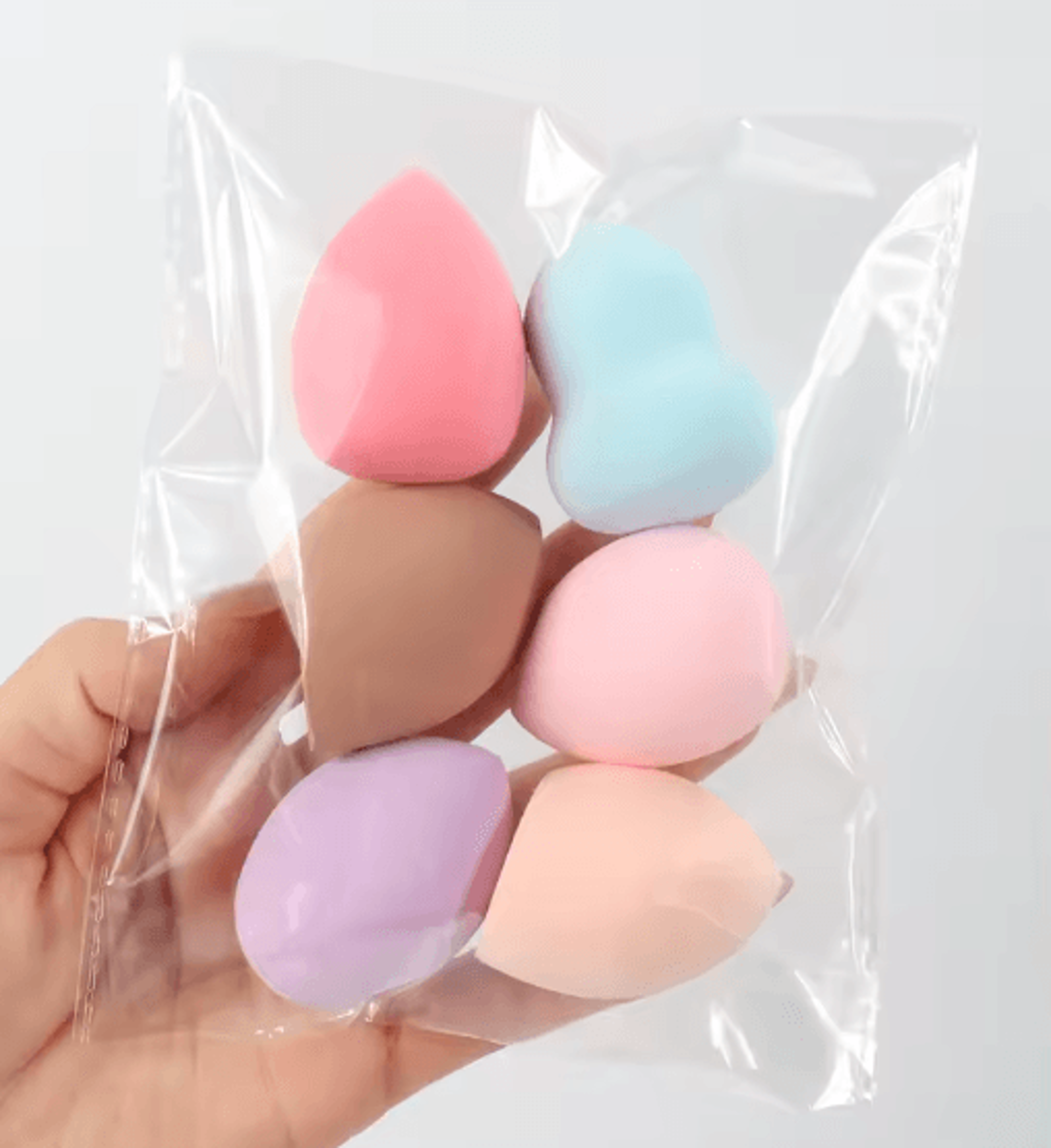 Medium Beauty Makeup Sponges Set  Random Shapes  Colors For Liquid Cream  Powder 660 Pcs 4