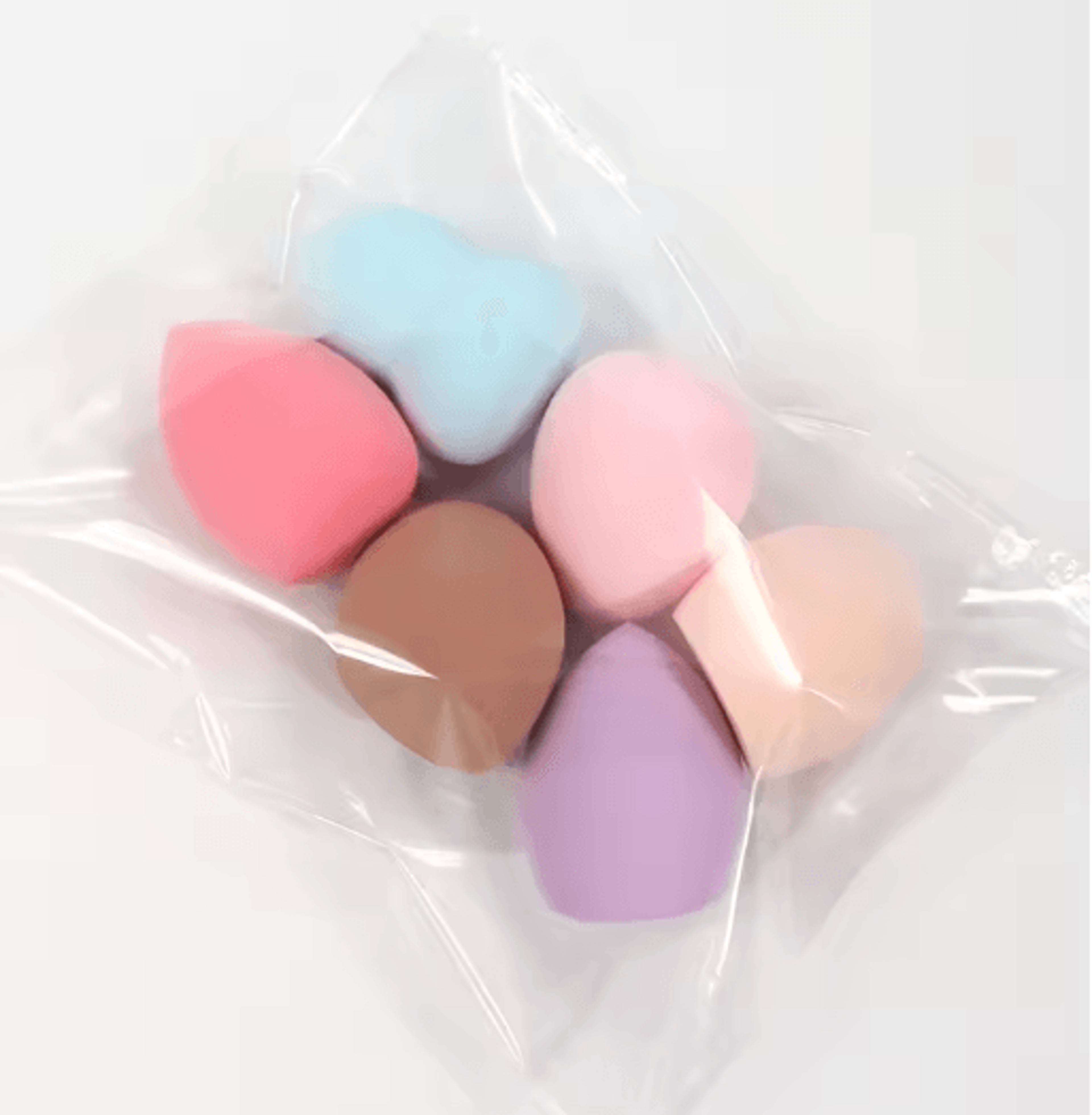 Medium Beauty Makeup Sponges Set  Random Shapes  Colors For Liquid Cream  Powder 660 Pcs 6