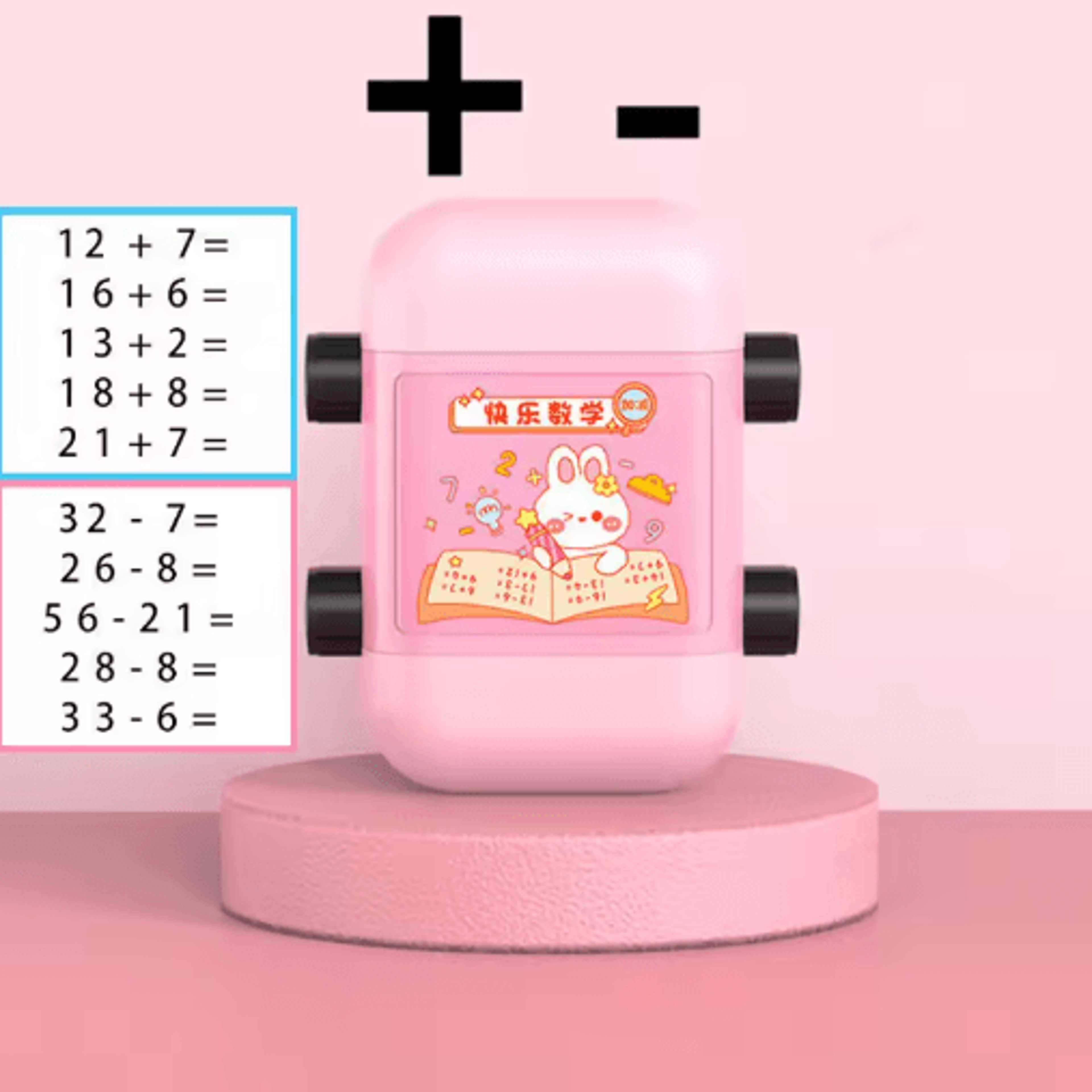 2in1 Reusable Math Roller Stamp  FillintheBlank Teaching Stamp For Numbers Within 100 2