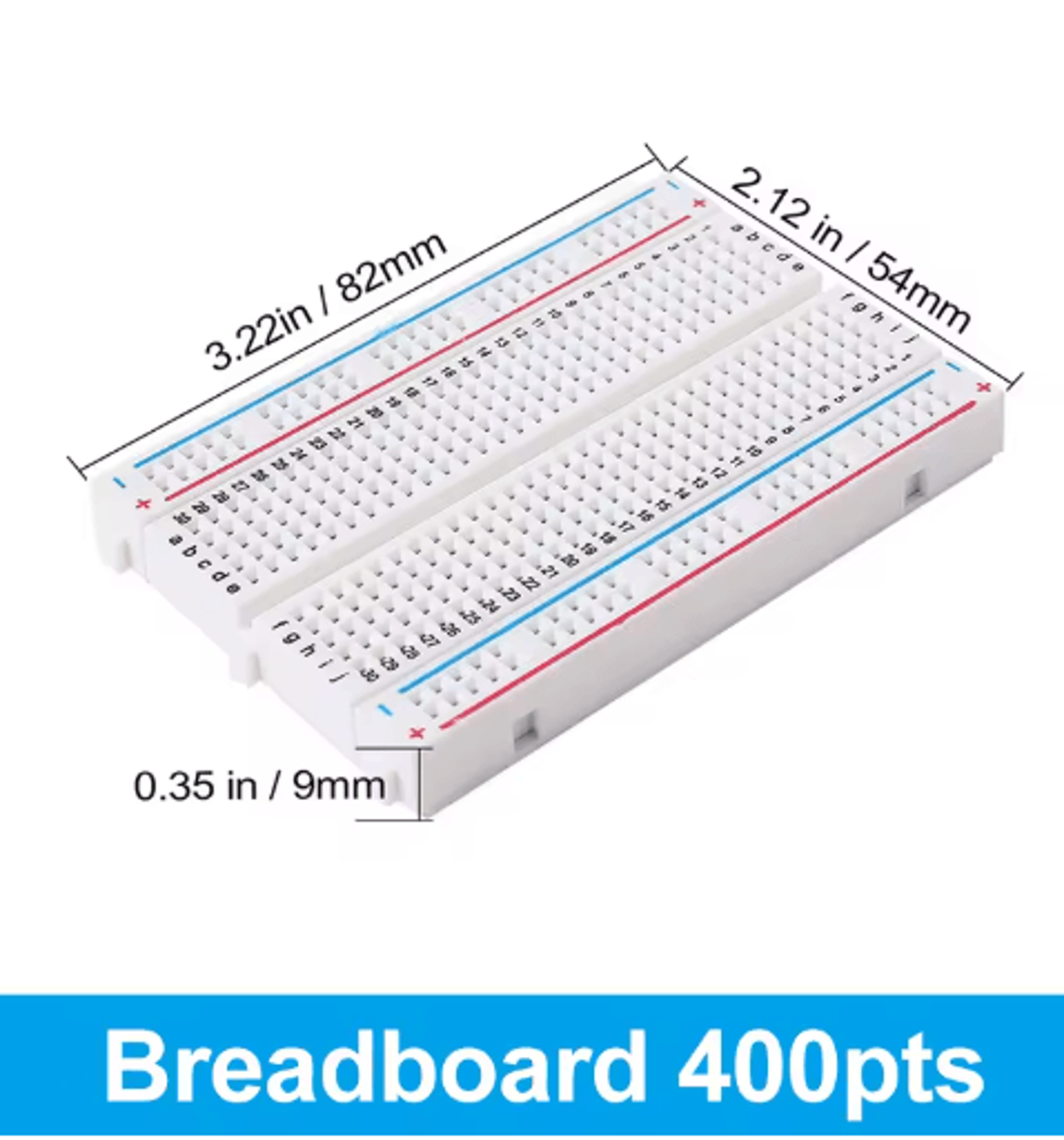 MB102 Solderless Breadboard Kit  400830 Point PCB Board With Jumper Wires For Arduino DIY 19