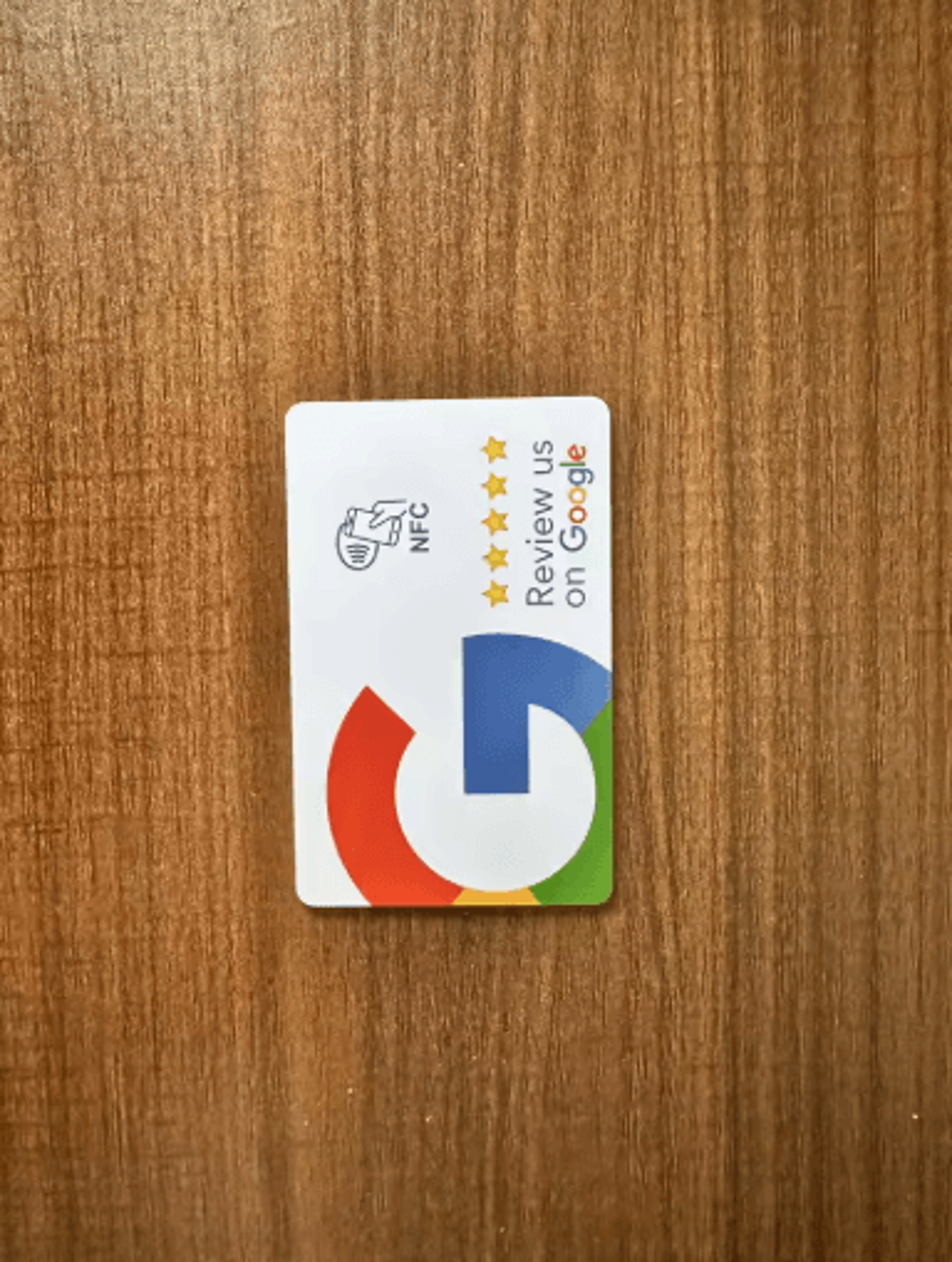 ReviewTap NFC Google Review Acrylic Stand And Card NTAG215 Waterproof 7