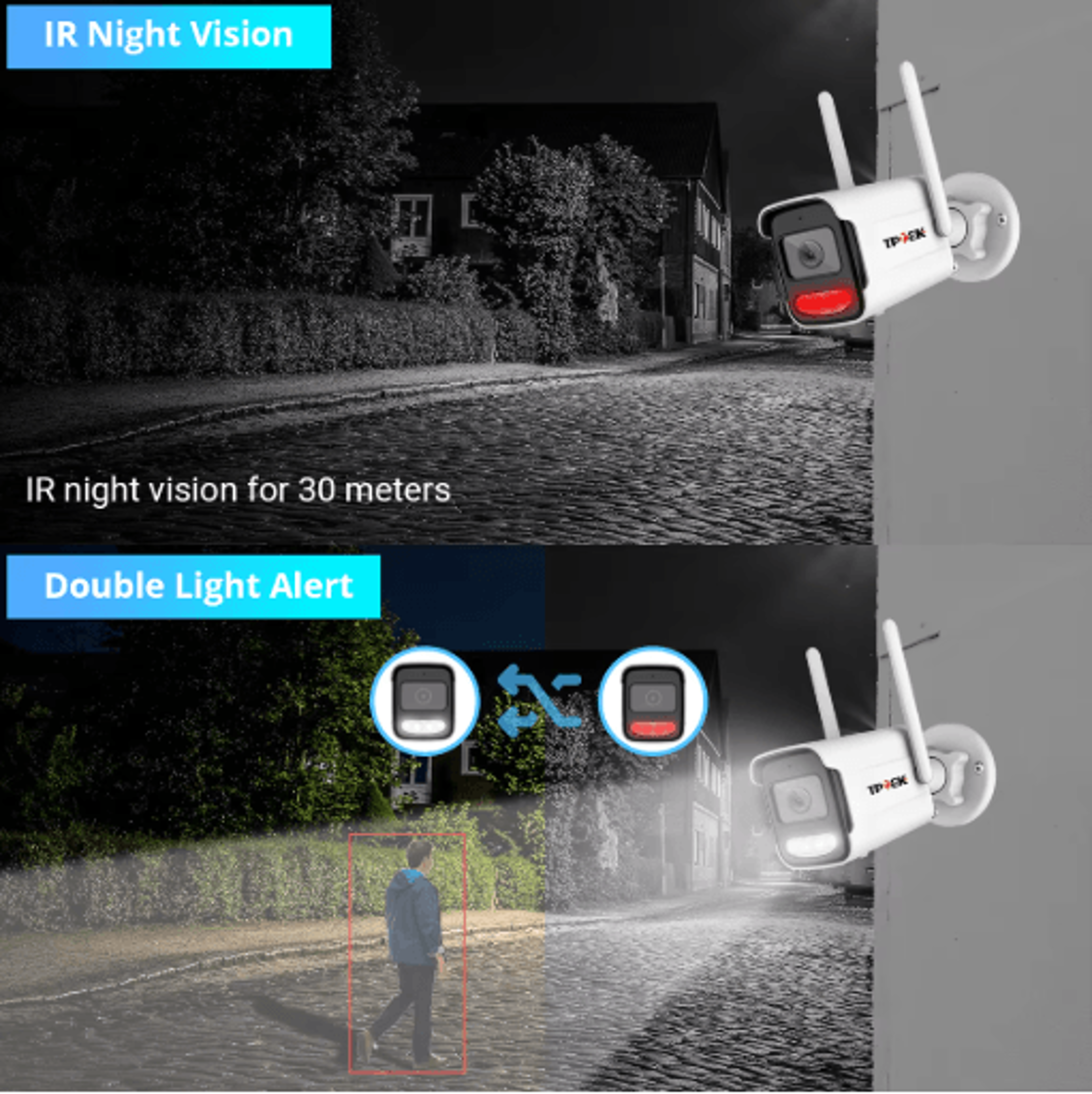 VisionGuard 4K WiFi Outdoor AI Security Camera 5MP To 8MP Options 9