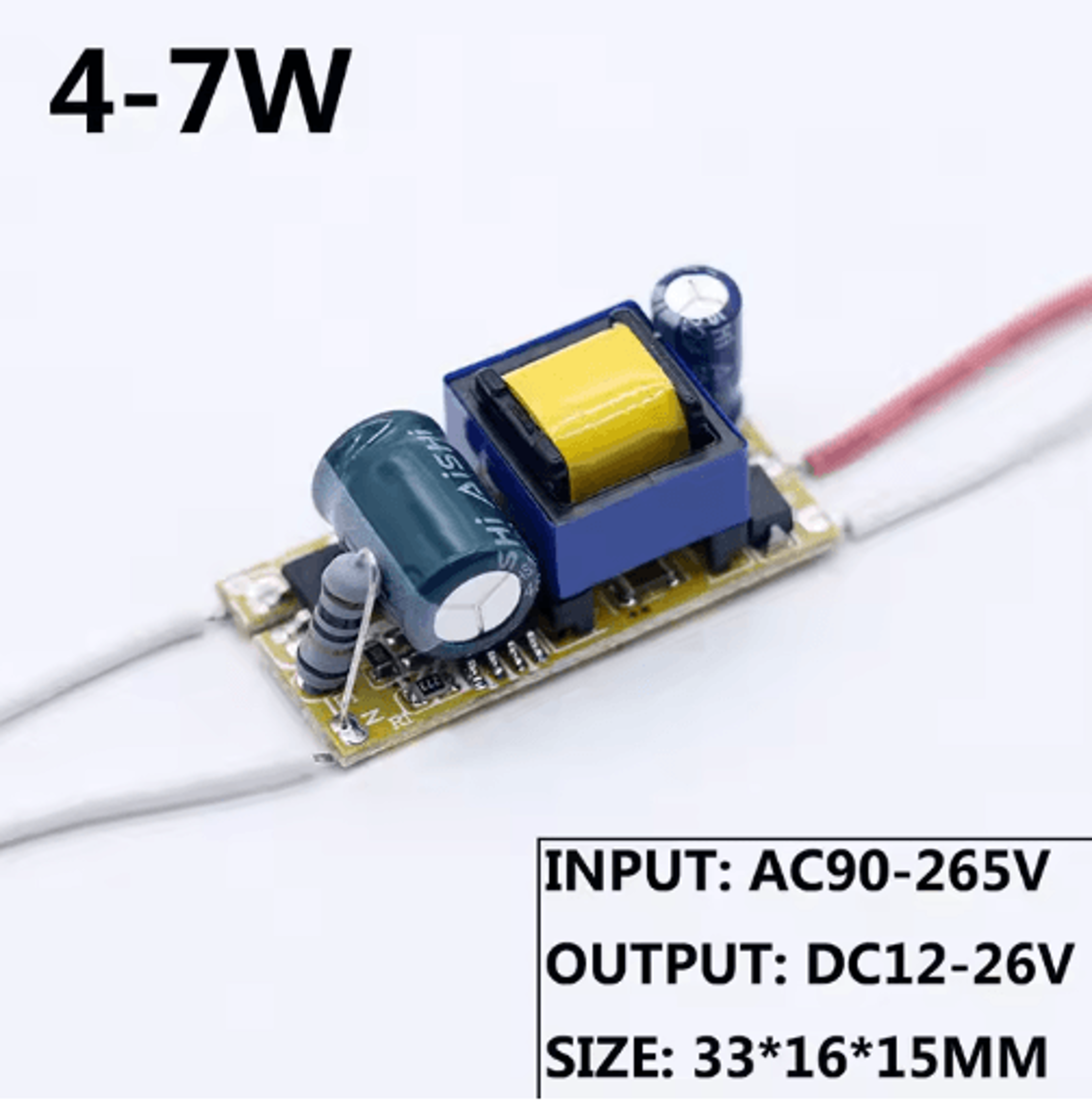 PowerMate 220V Constant Current LED Driver Board 1W36W 300mA 5