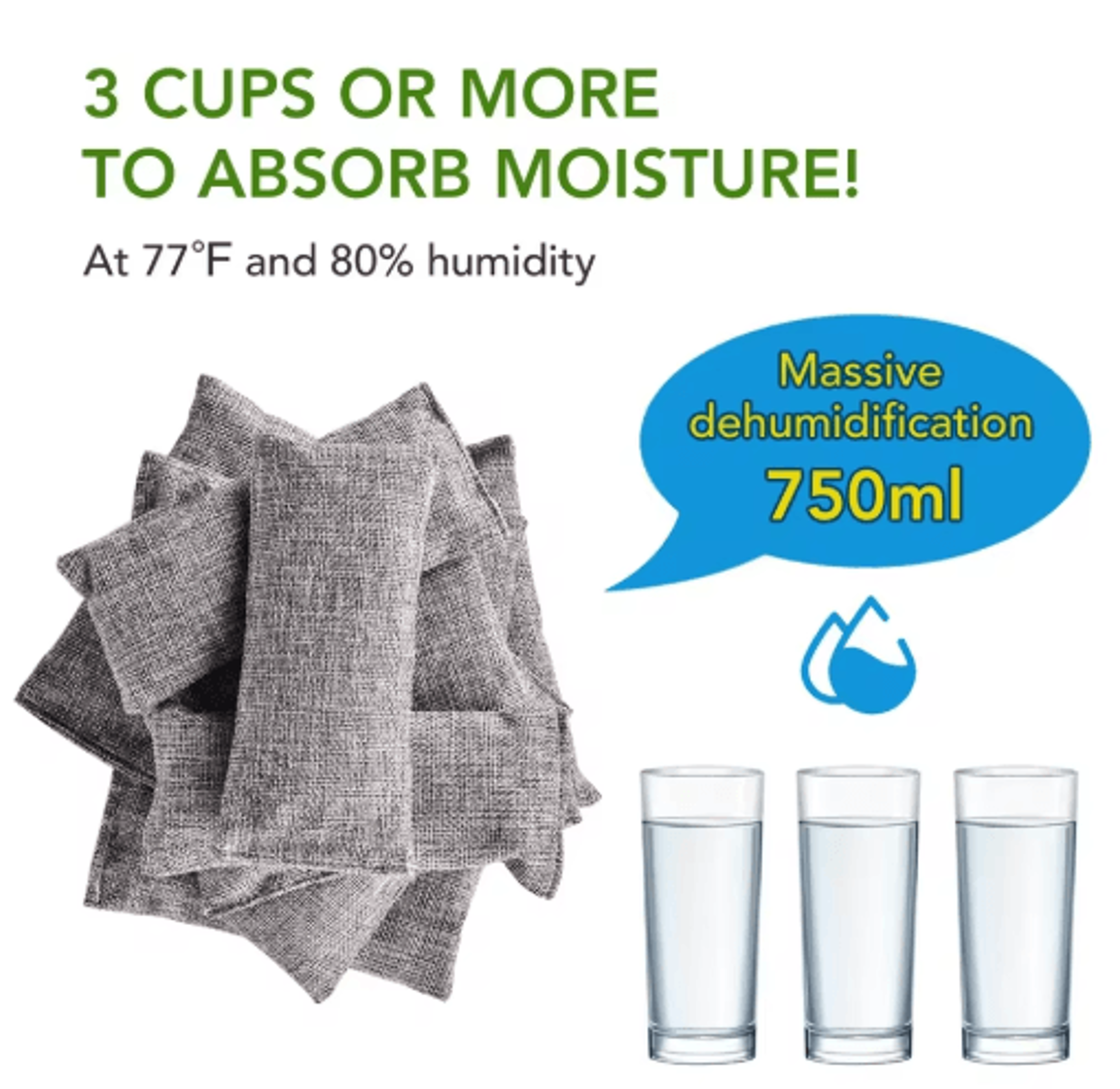 PureNest Bamboo Charcoal Air Purifying Bags 10 Pack 4