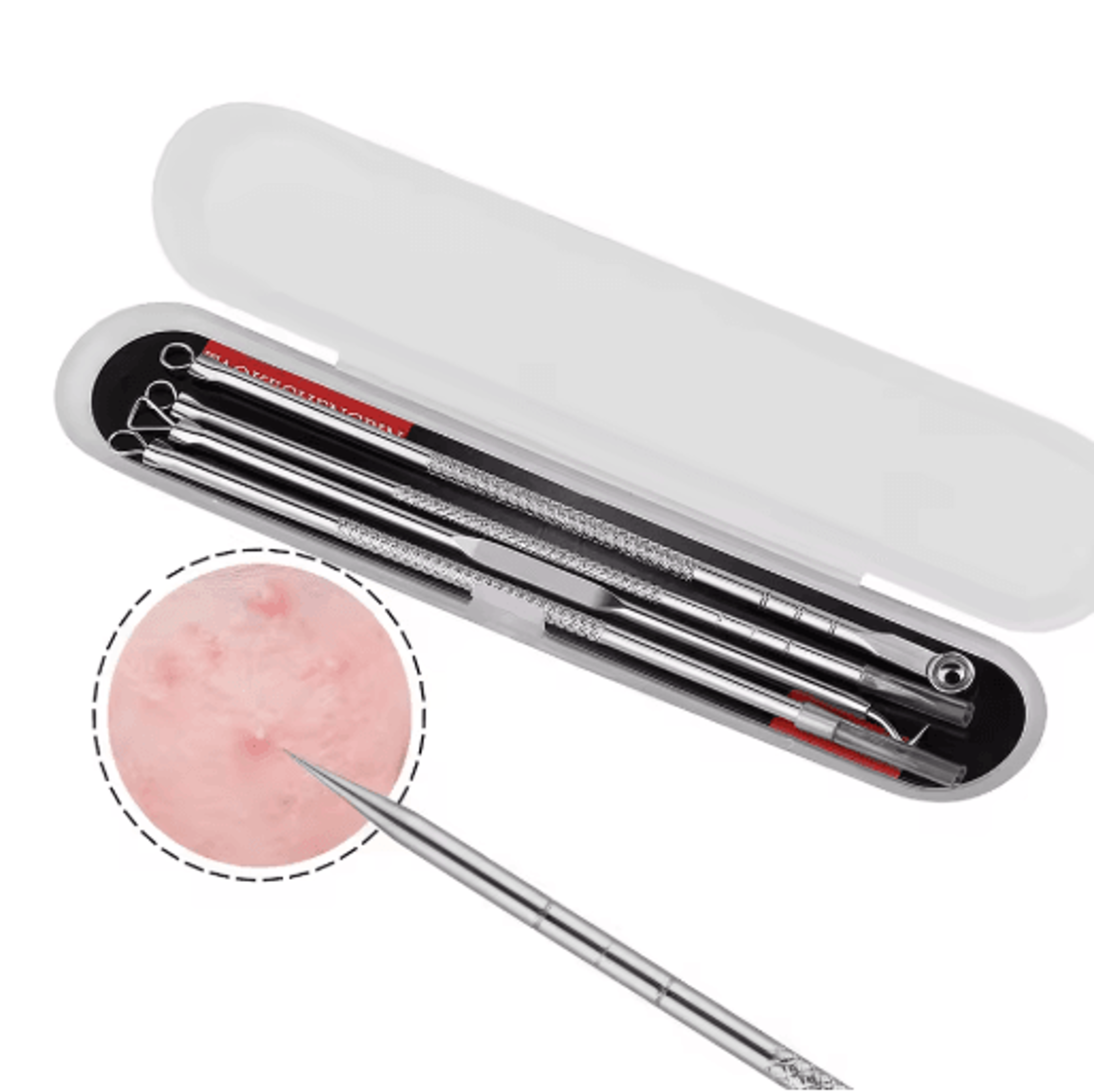 ClearPoint Ultra Fine Blackhead And Pimple Remover Tweezers Set 5
