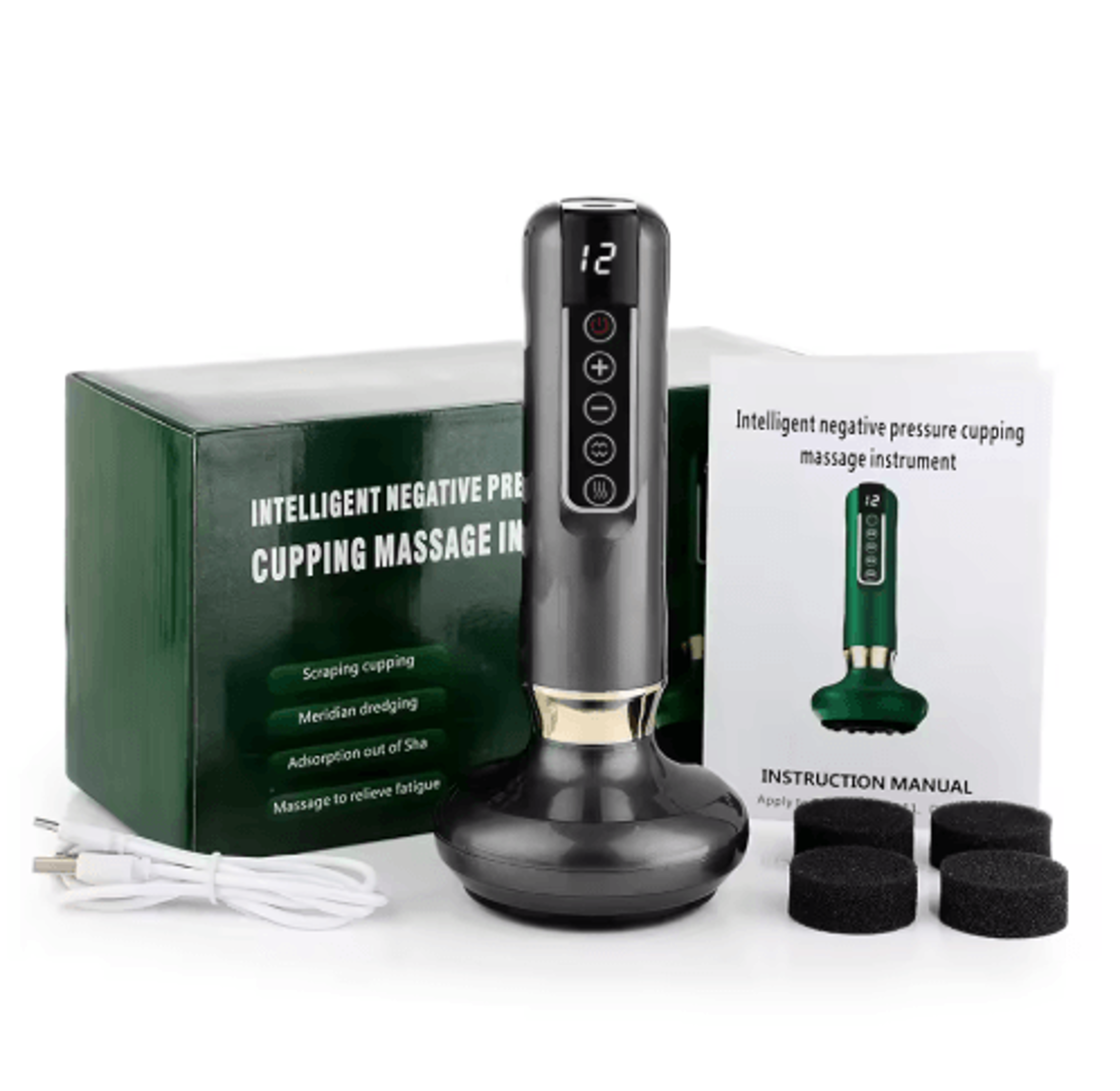 VitaCupp Electric Suction Cupping Therapy And Gua Sha Massage Set 1