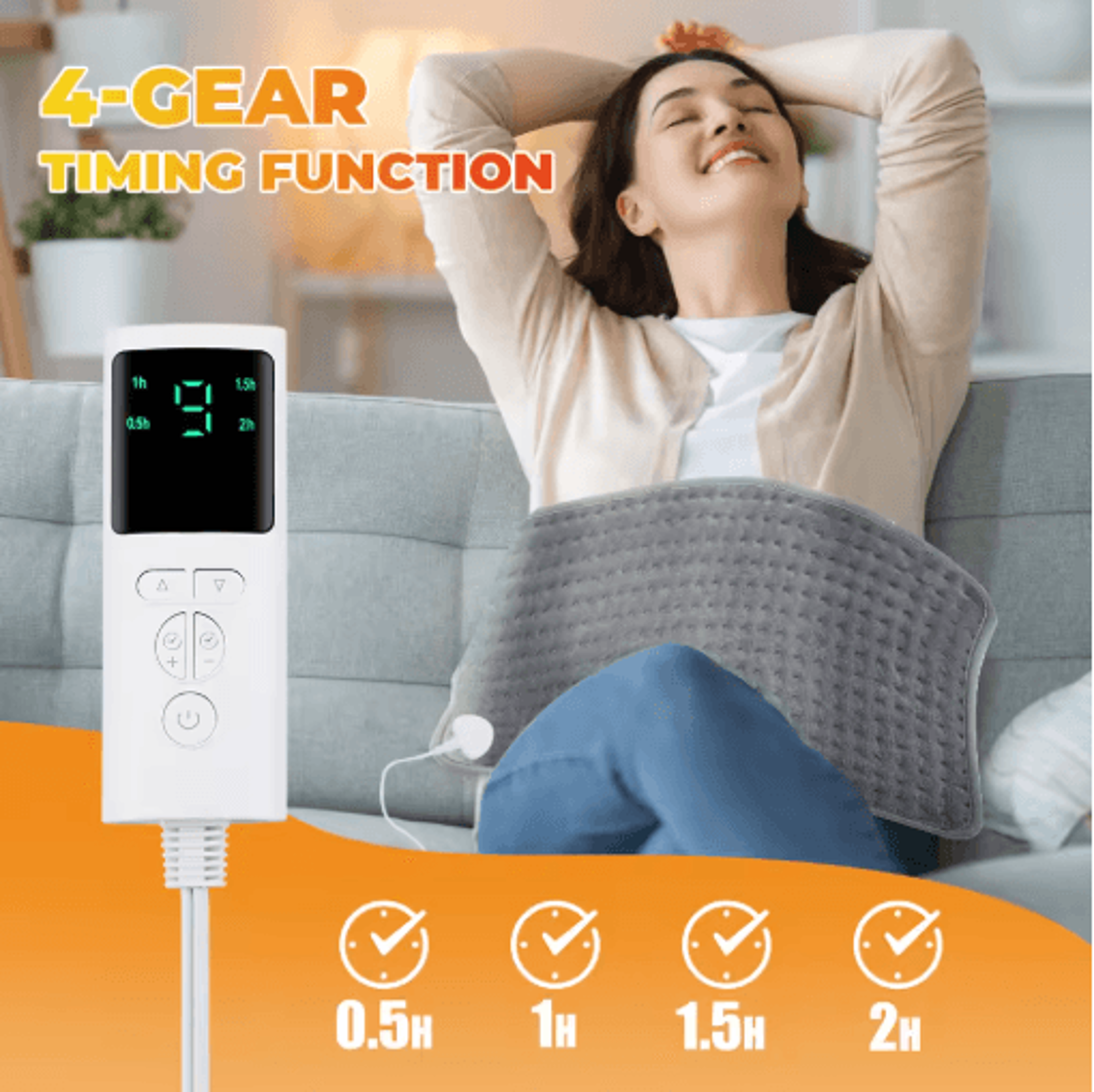 CozyHeat Electric Heating Blanket Mat 58 To 29cm For Bed And Sofa 5