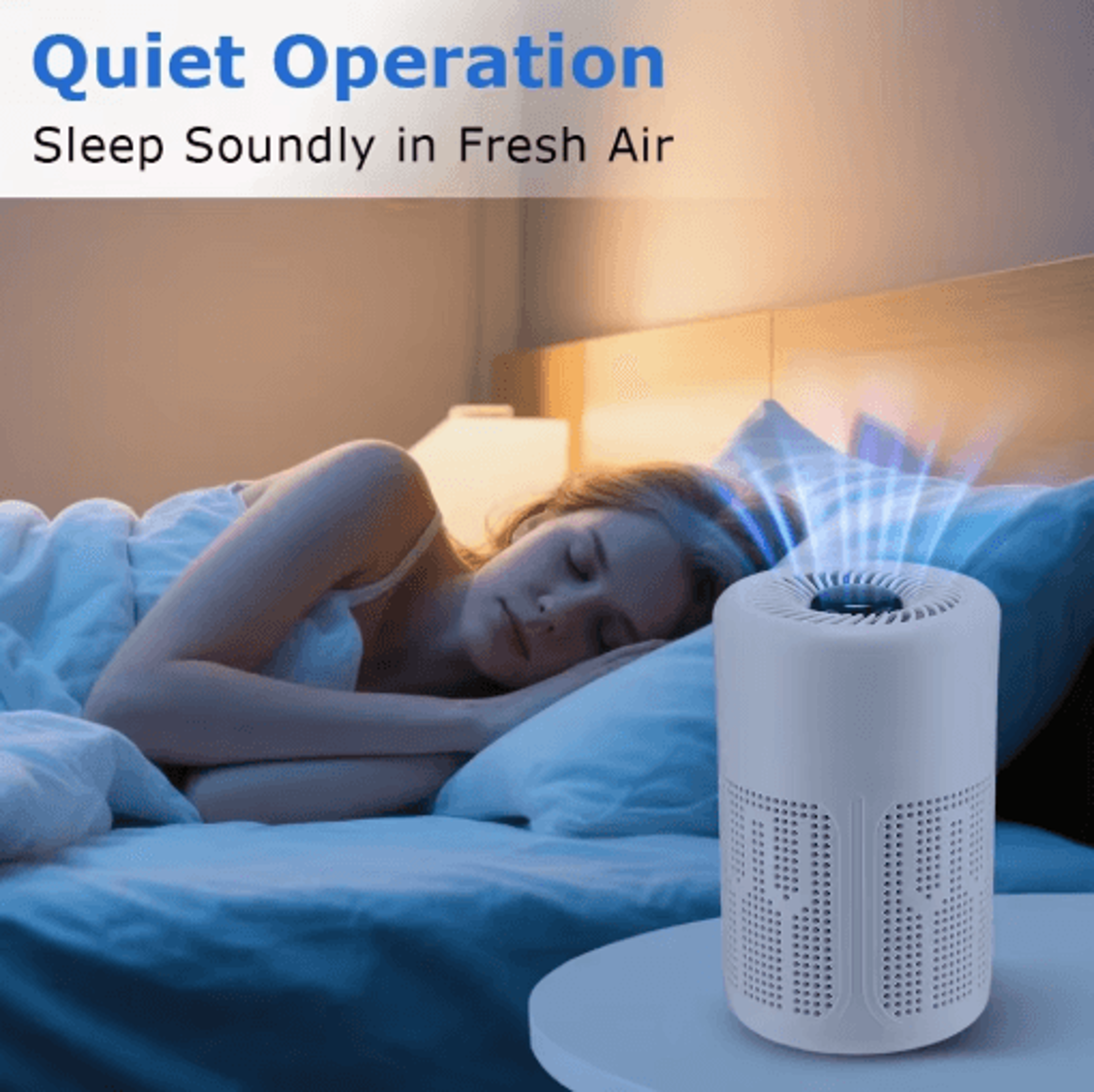 PureBreathe USB Portable Air Purifier With HEPA And Negative Ion Technology 3