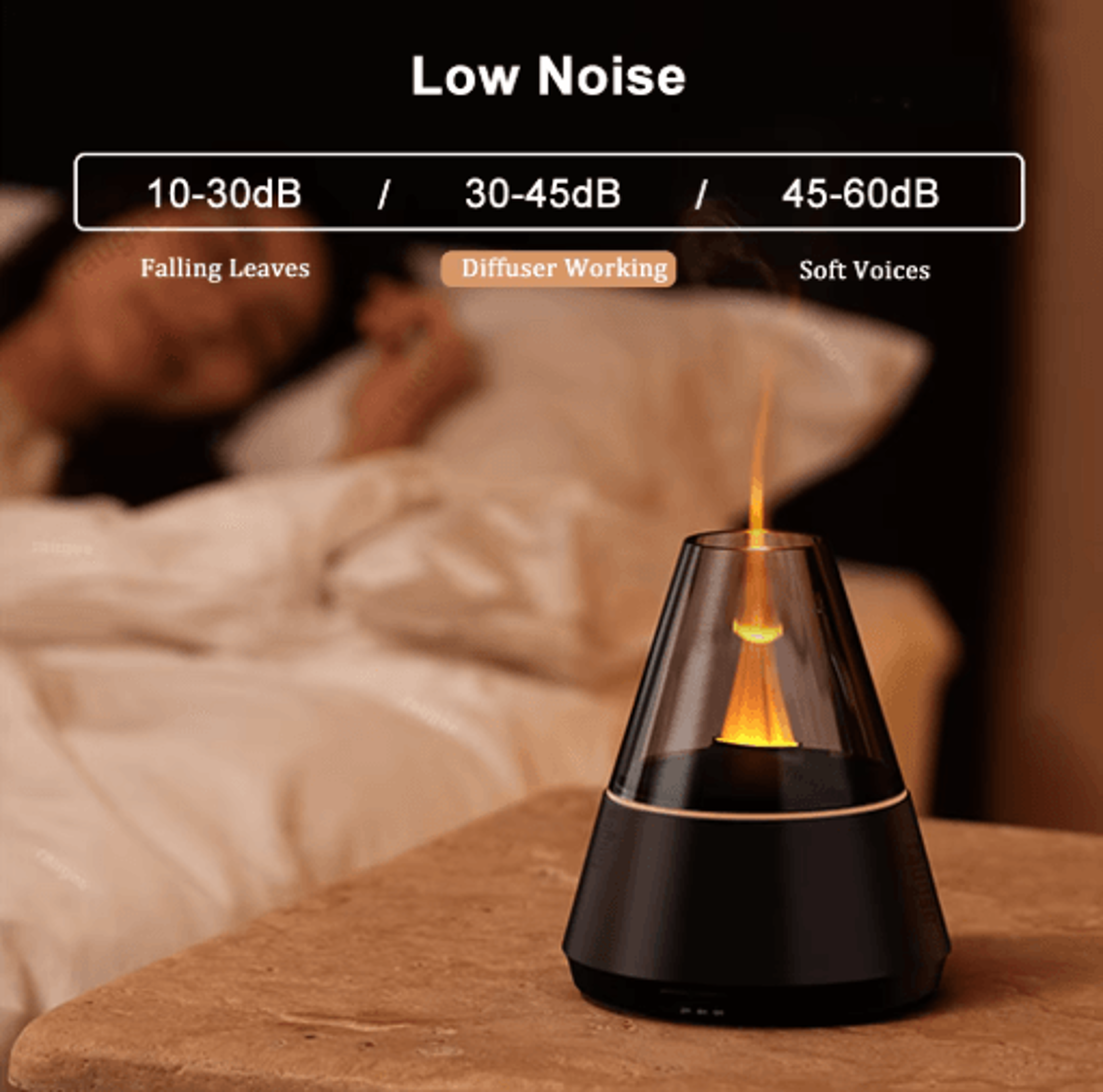 MistGlow USB Mini Air Humidifier And Aroma Essential Oil Diffuser With Night Light 4