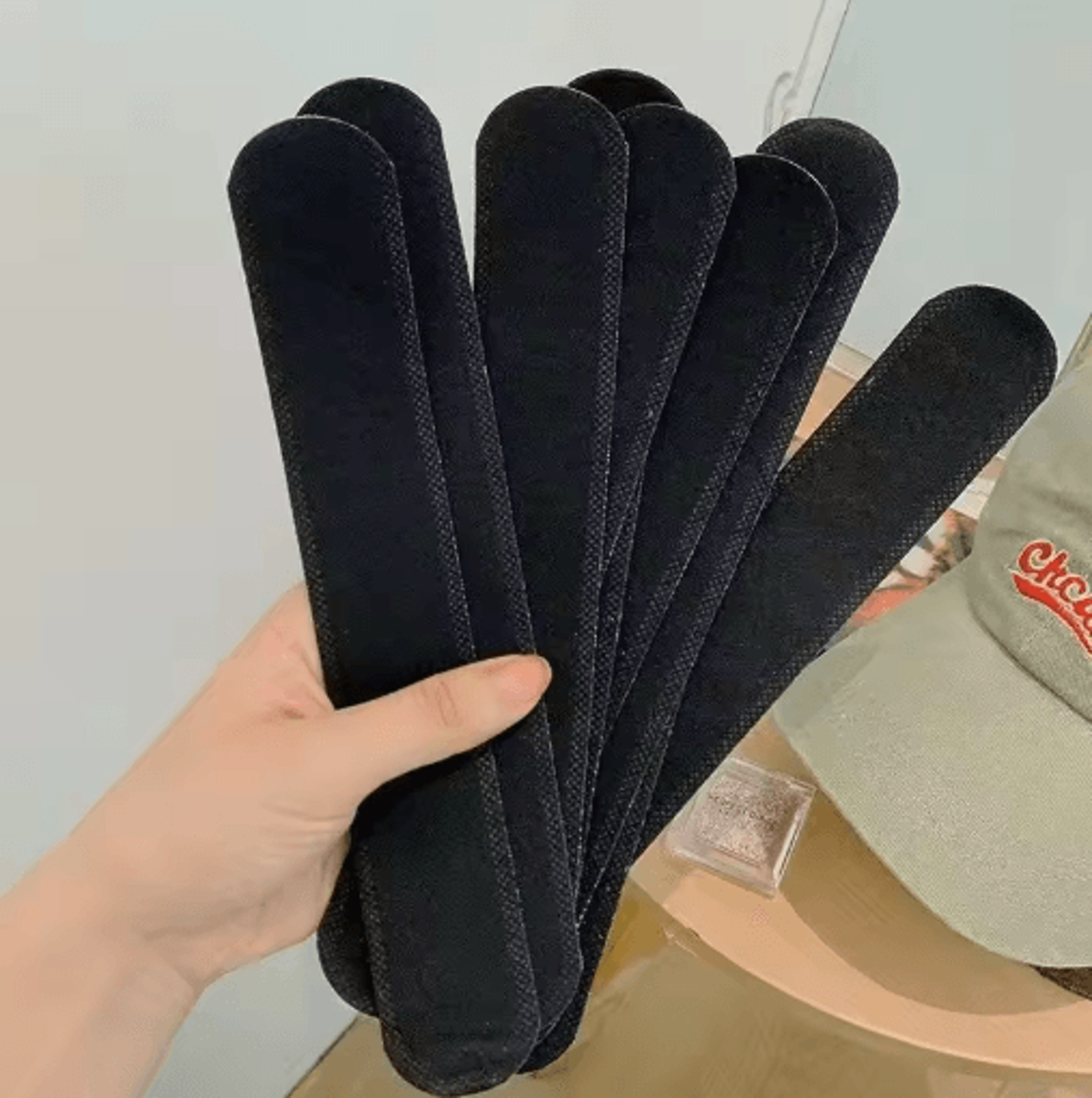 Invisible Cotton Hat Sweat Absorber And Size Reducer Liner 10 To 30 PCS 8
