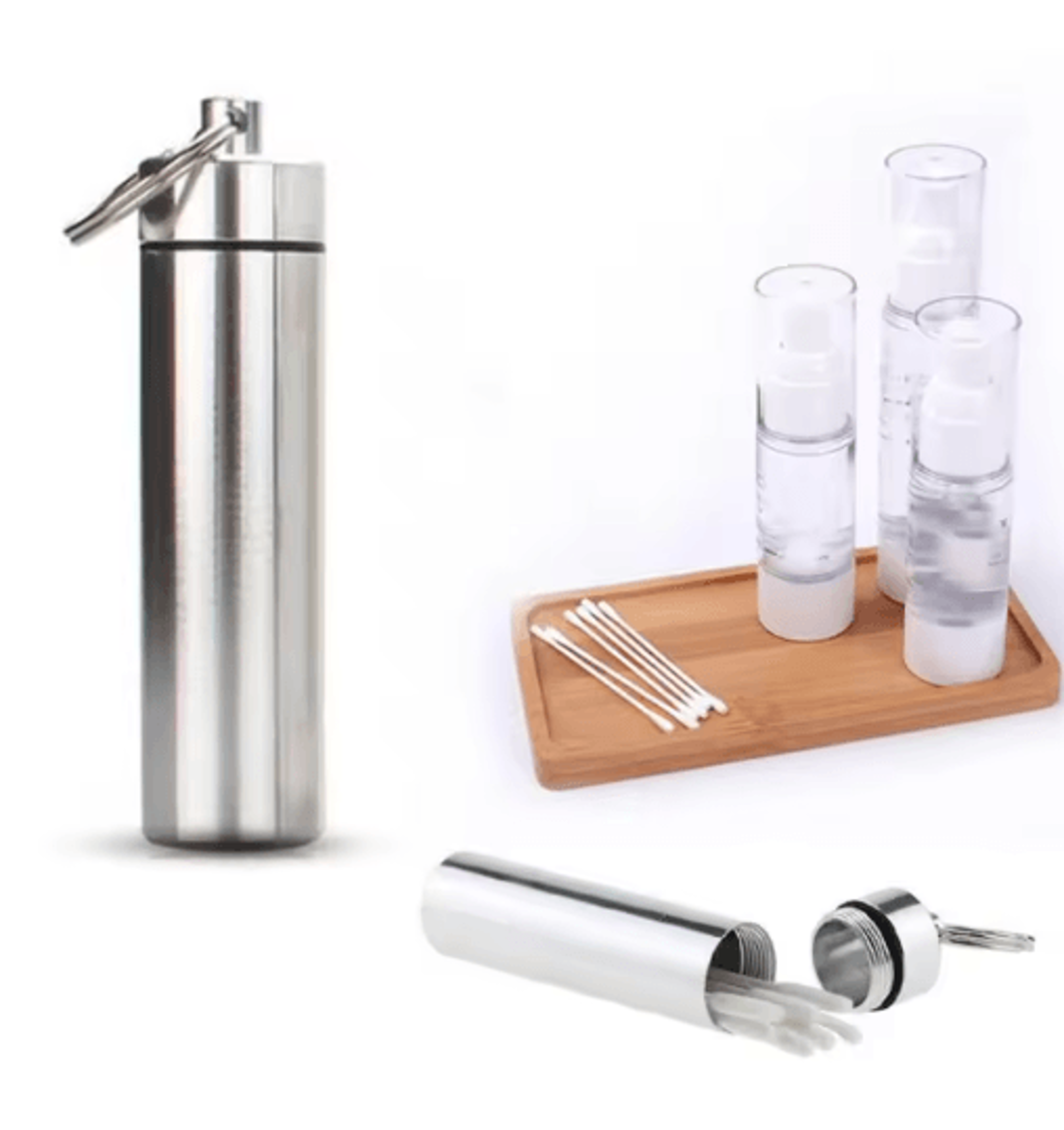 Portable Stainless Steel Toothpick Holder Case Rustproof Sealed Storage Container 0