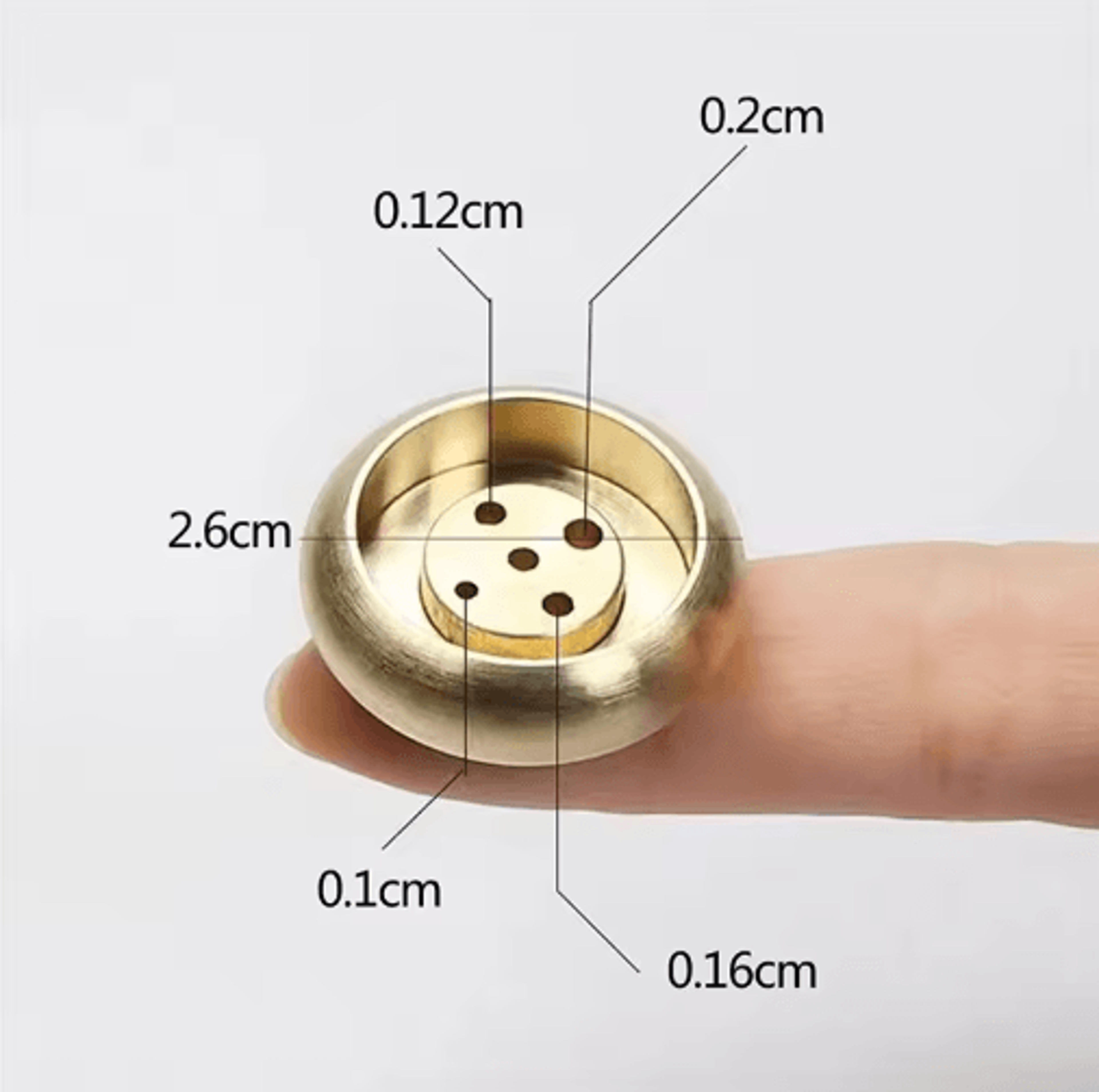 Decorative Brass Incense Burner With Heat Resistant Base Mini Holder For Sandalwood Incense 7