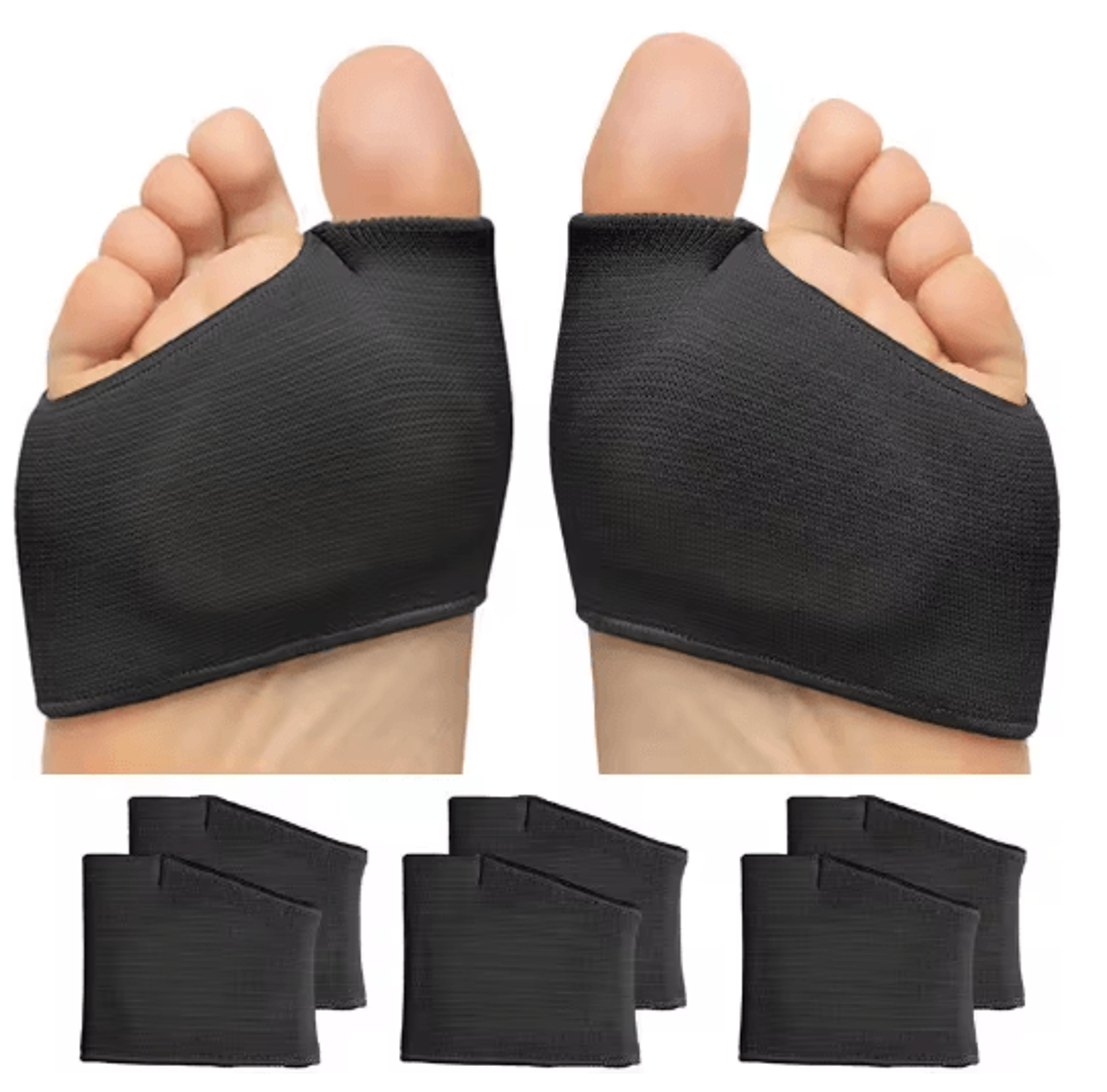 Silicone Forefoot Cushion Pads For Men And Women Honeycomb Metatarsal Shoe Inserts 8