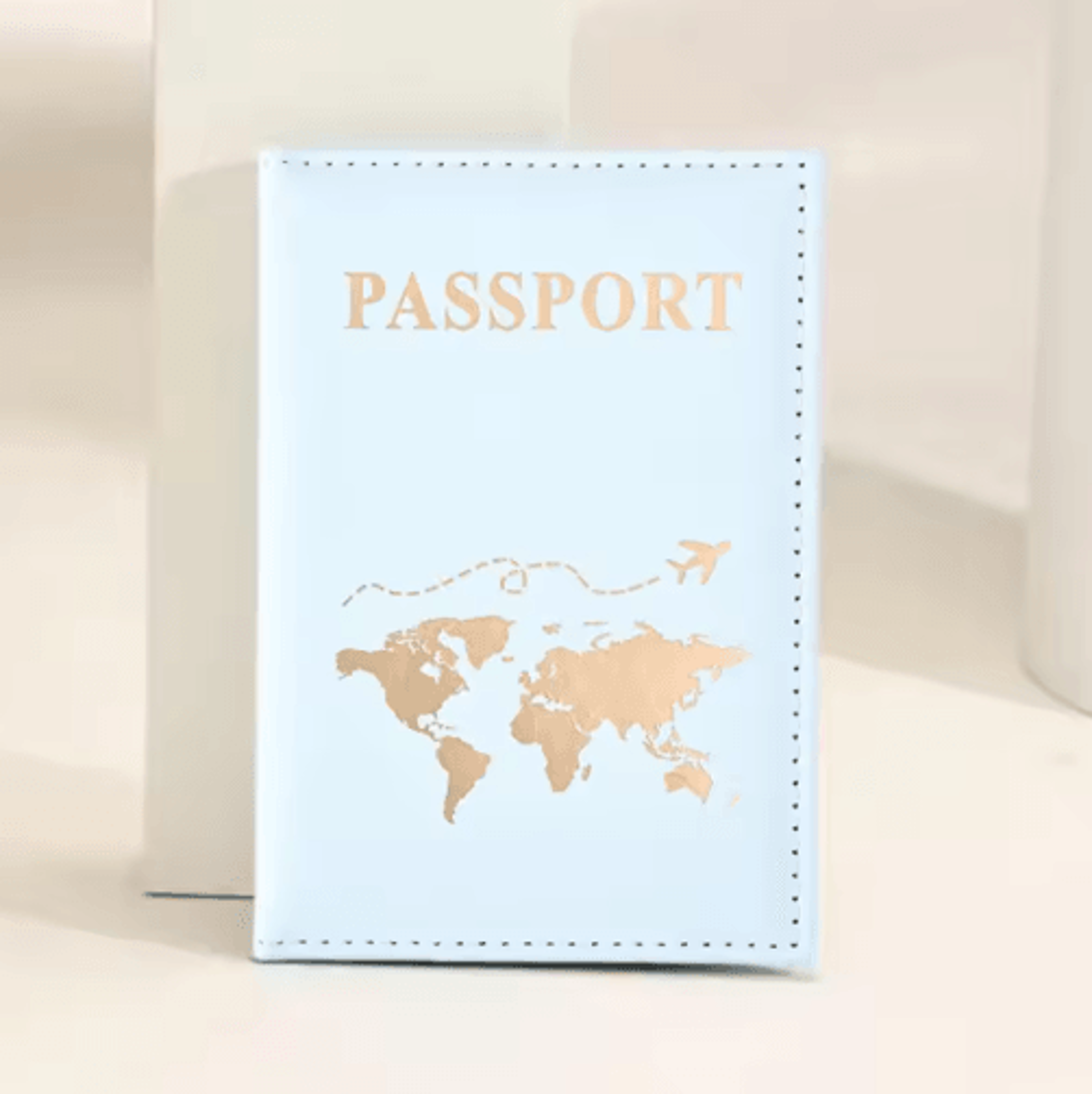 PU Leather Passport Holder Travel Wallet Multifunctional Document And Card Organizer 5