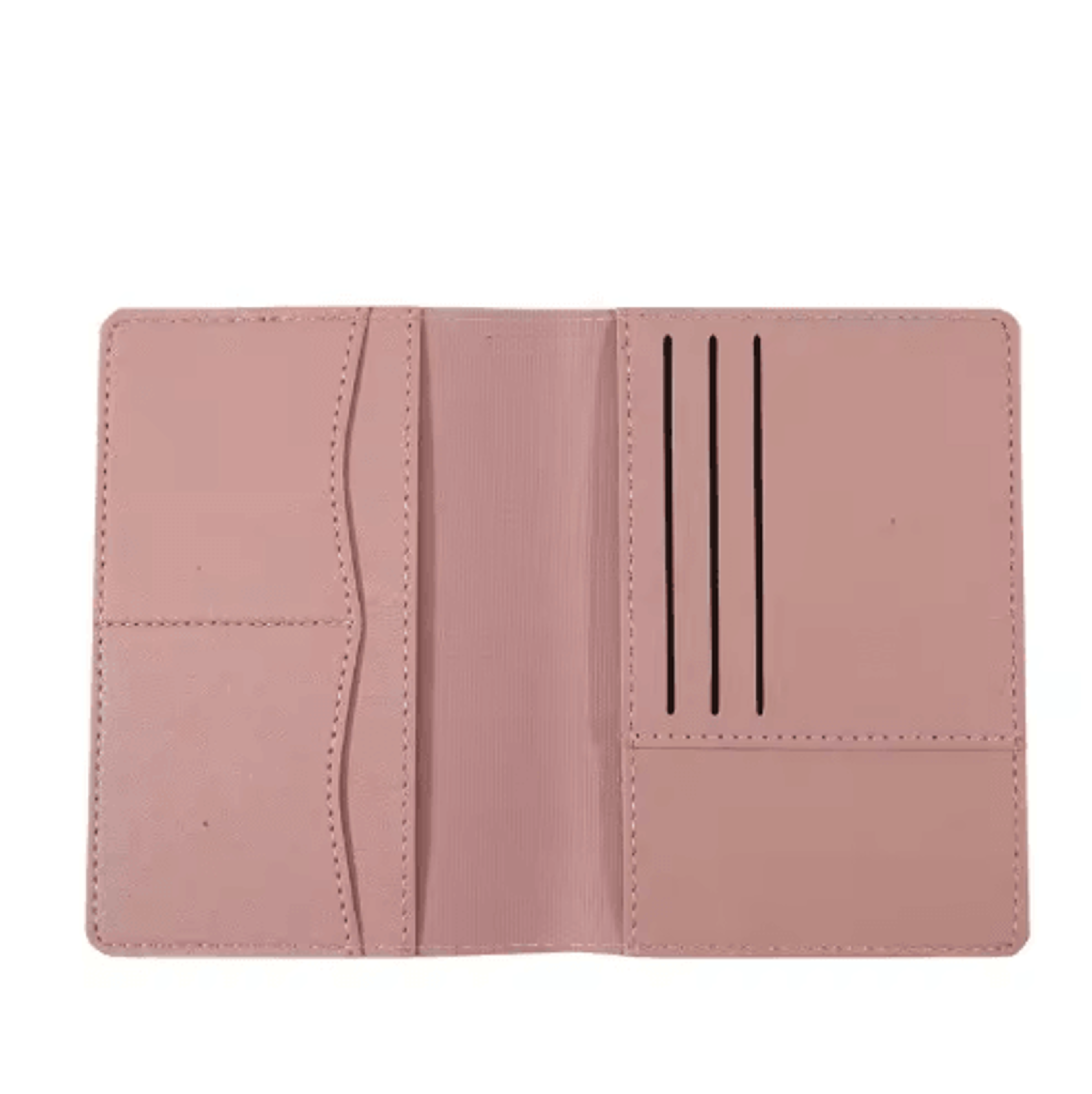 PU Leather Passport Holder Travel Wallet Multifunctional Document And Card Organizer 14