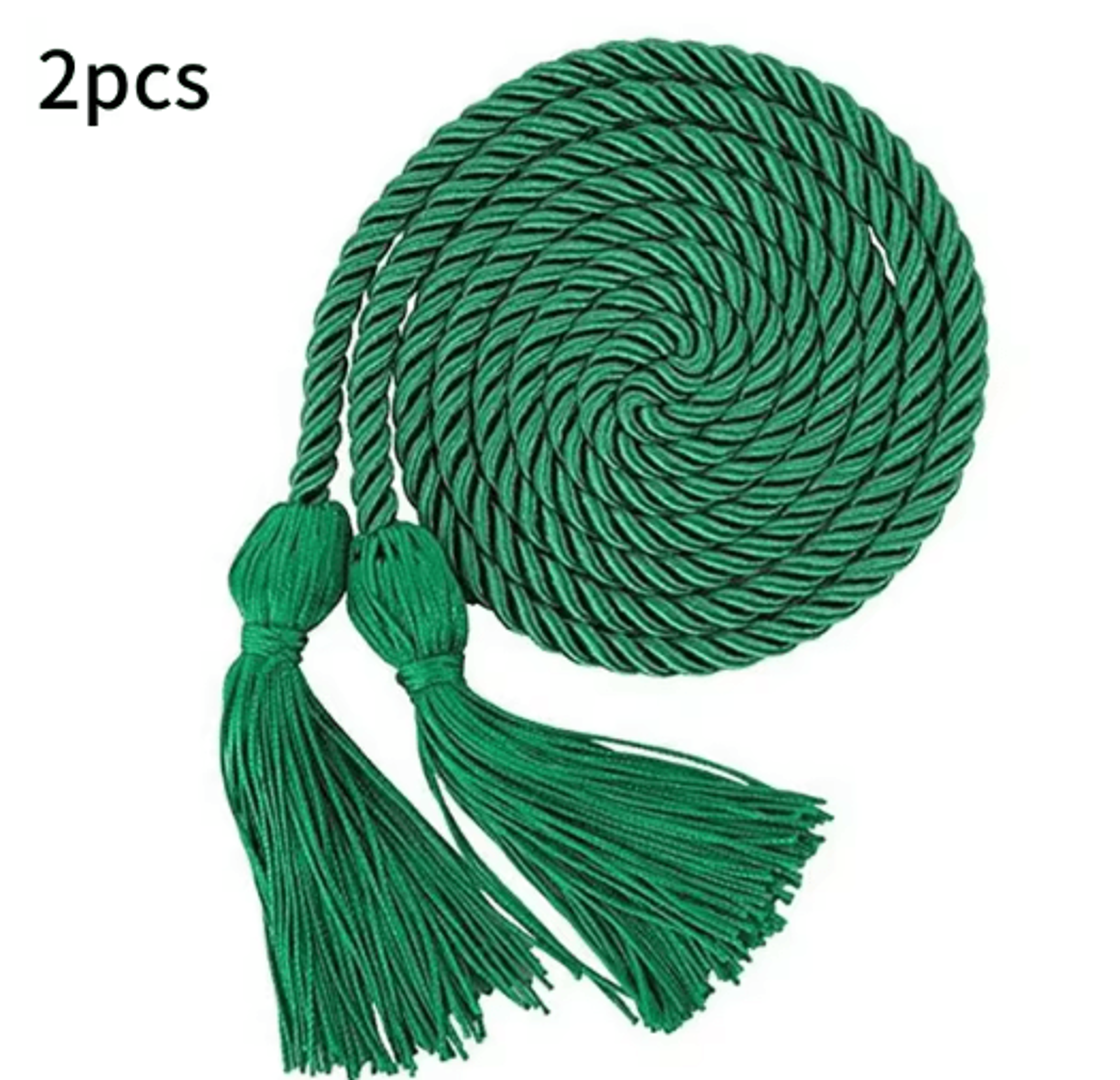 Graduation Honor Cords Braided Tassel Rope For Bachelor Gown 1 Yo 2PCS 8