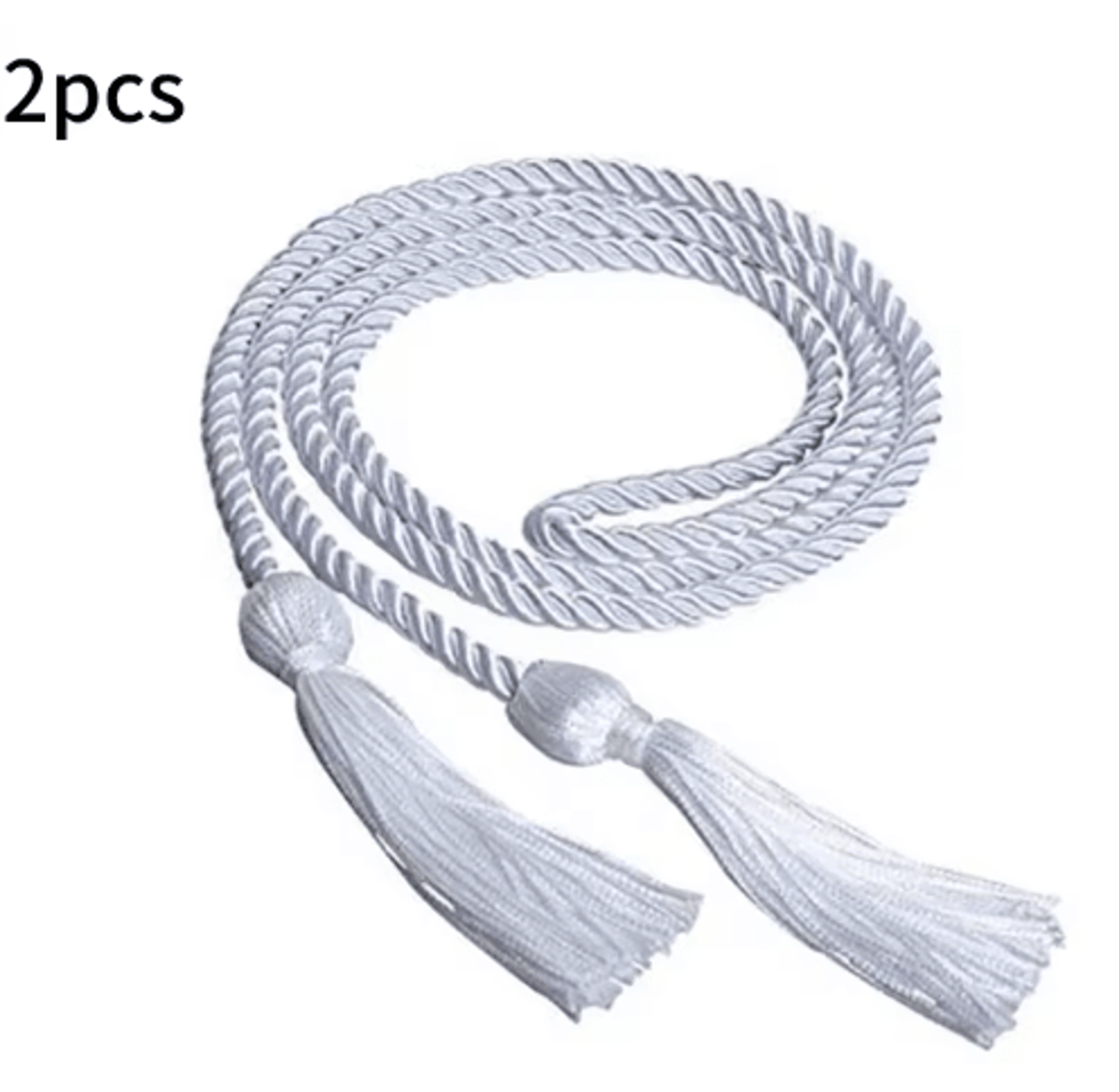 Graduation Honor Cords Braided Tassel Rope For Bachelor Gown 1 Yo 2PCS 29