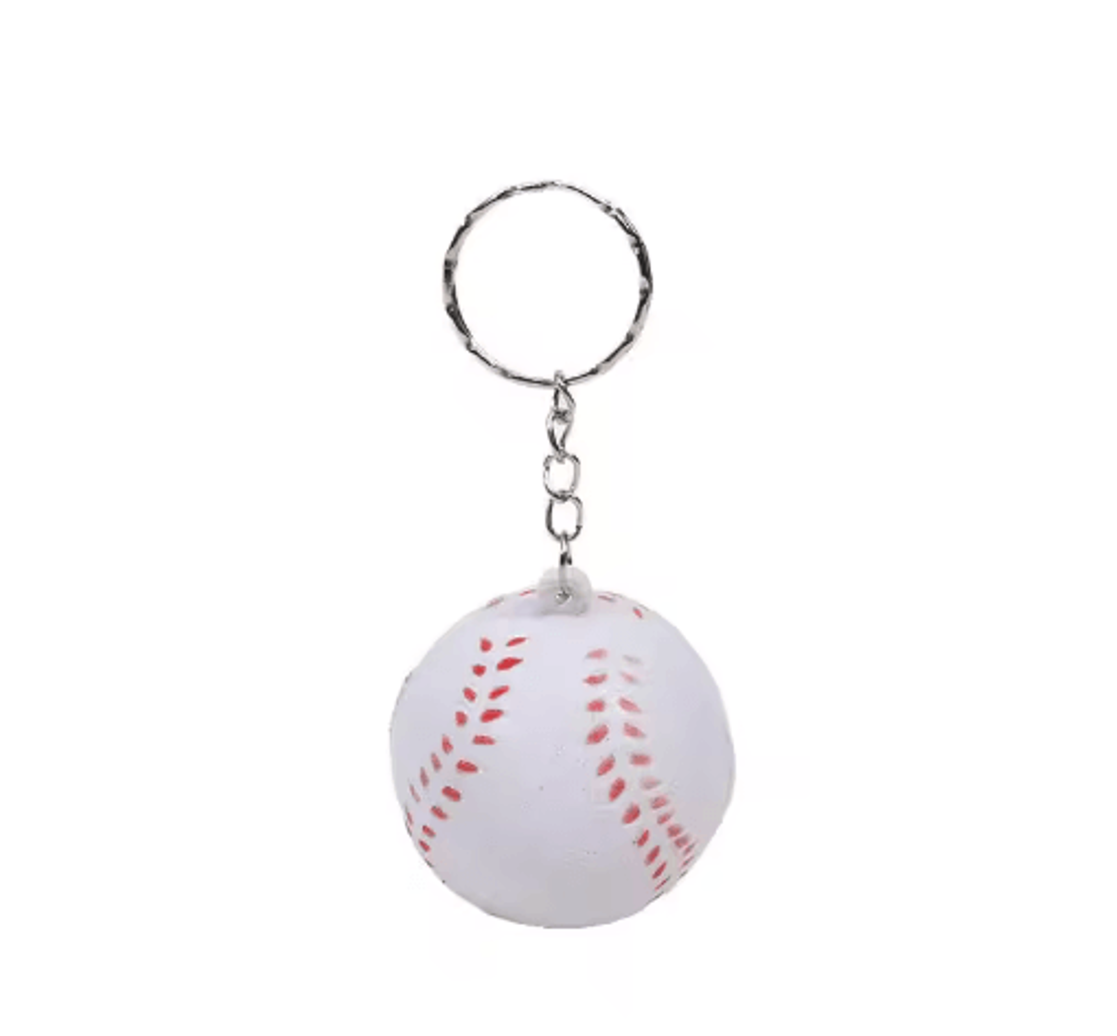 PU Leather Stress Ball Keychain Mini Foam Squeeze Toy For Anxiety Relief 3