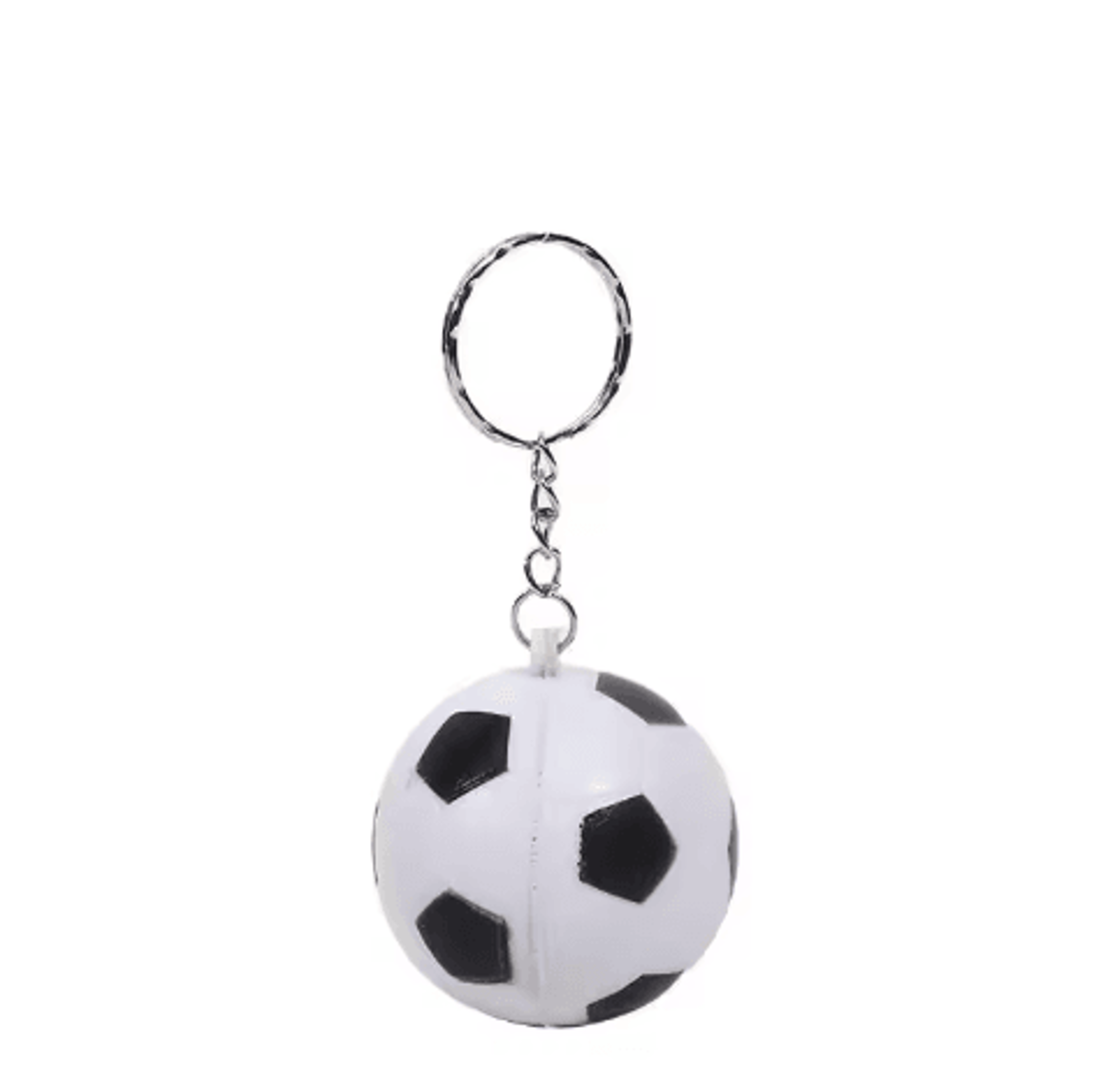 PU Leather Stress Ball Keychain Mini Foam Squeeze Toy For Anxiety Relief 5