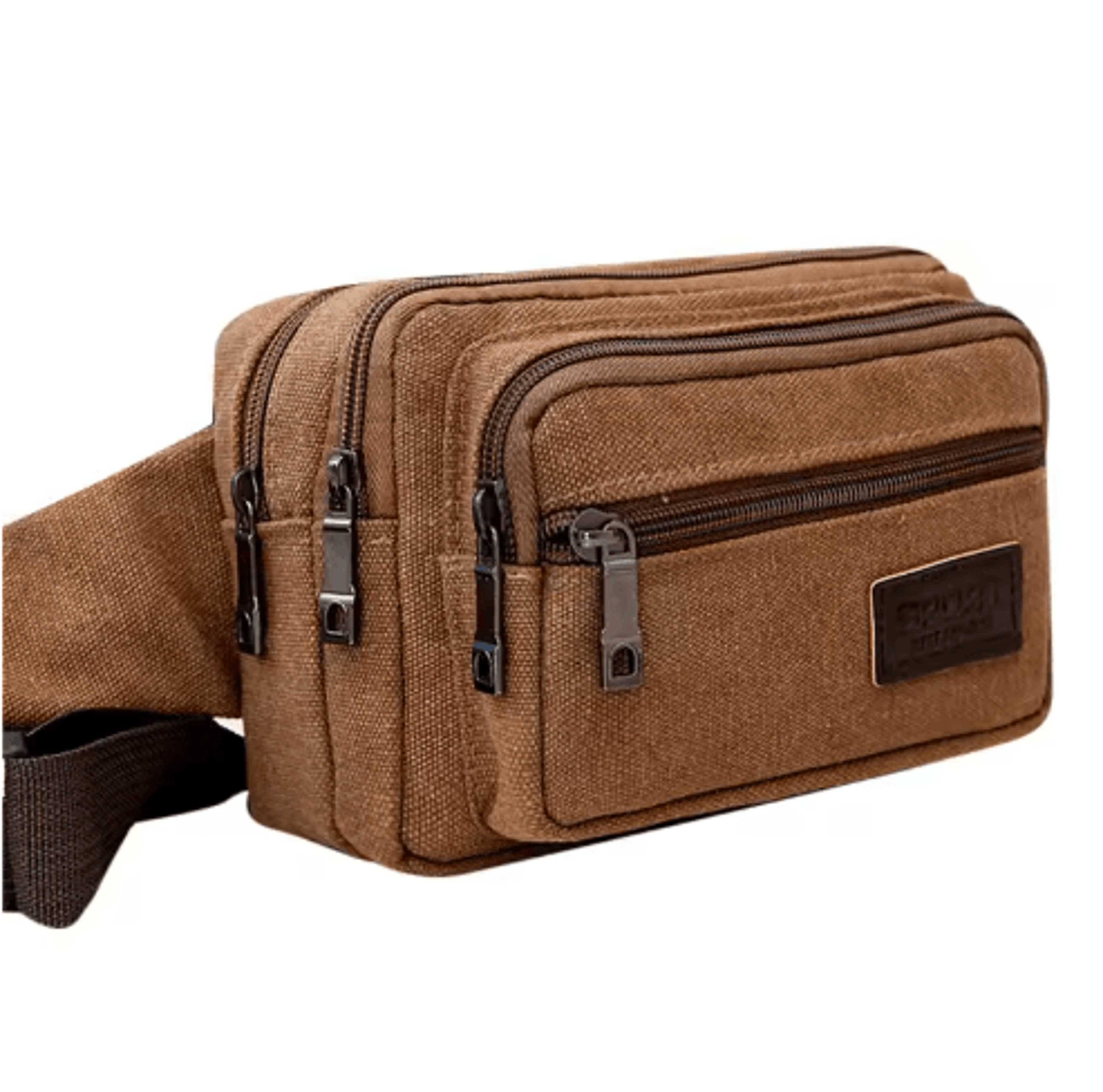 Canvas Waist Bag For Men  HighCapacity Outdoor Waist Pack  Phone Pouch 1