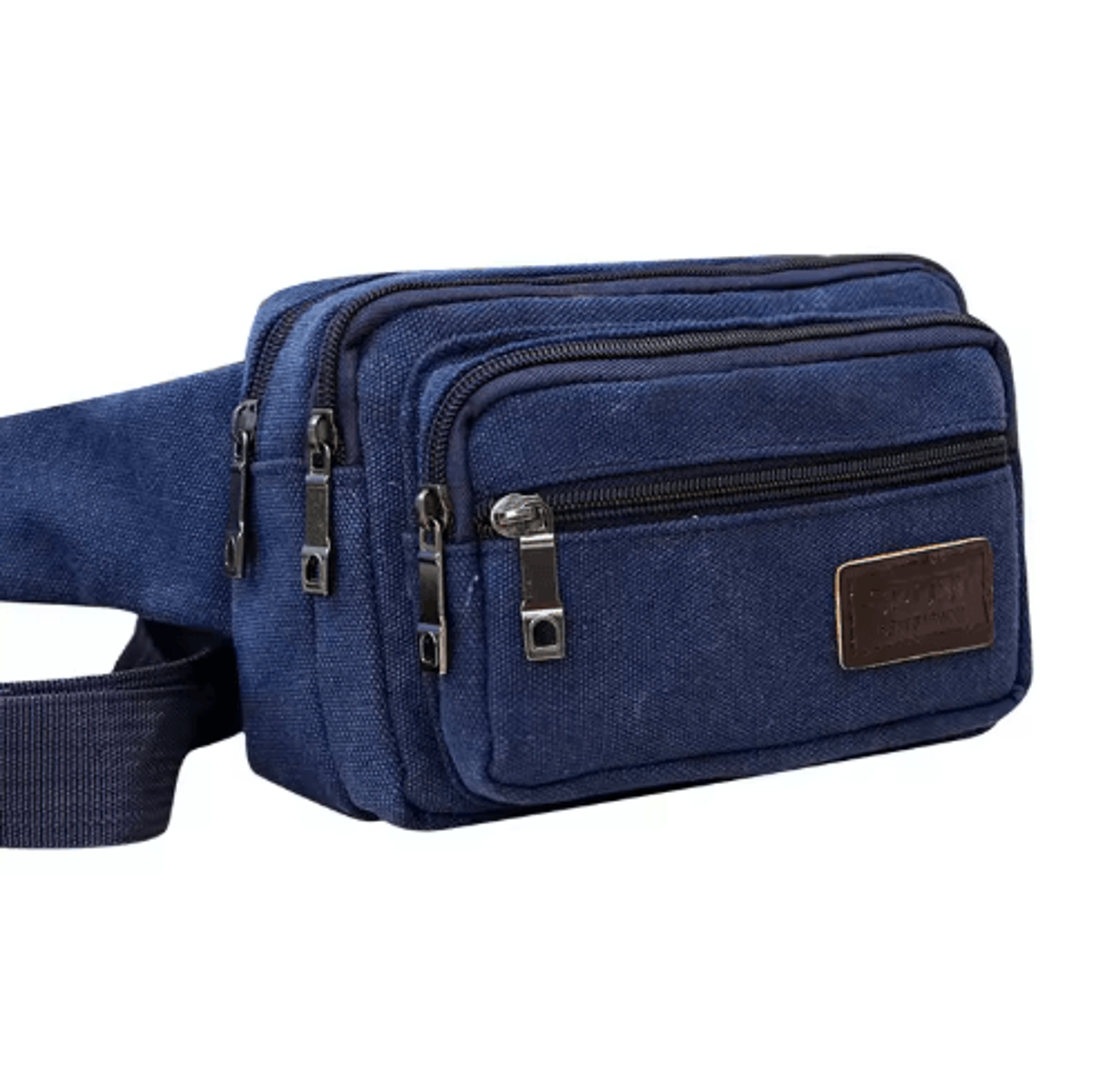 Canvas Waist Bag For Men  HighCapacity Outdoor Waist Pack  Phone Pouch 3