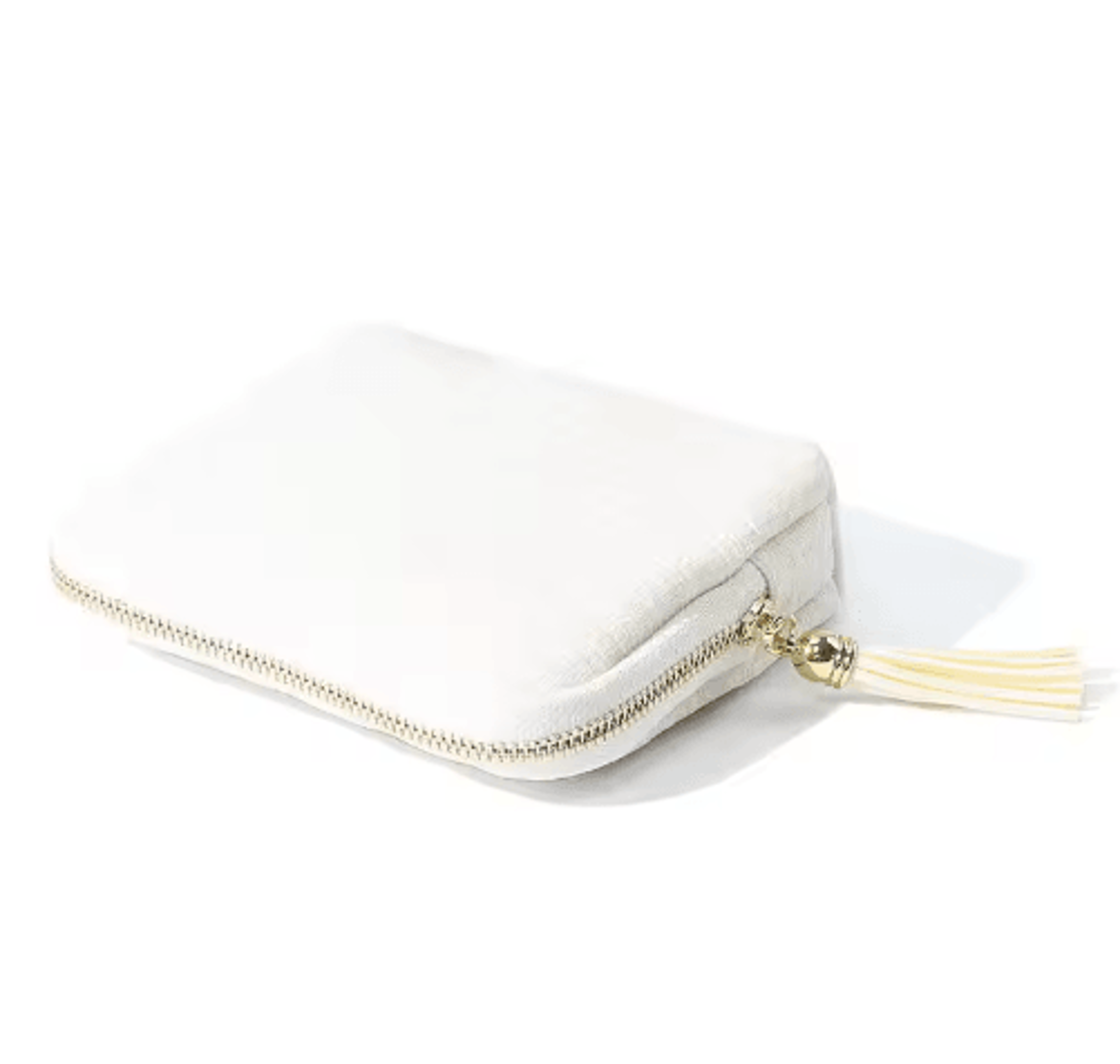 Portable Travel Jewelry Organizer Bag  MultiLayer Tassel Zipper Storage For Bracelets  Jade 6
