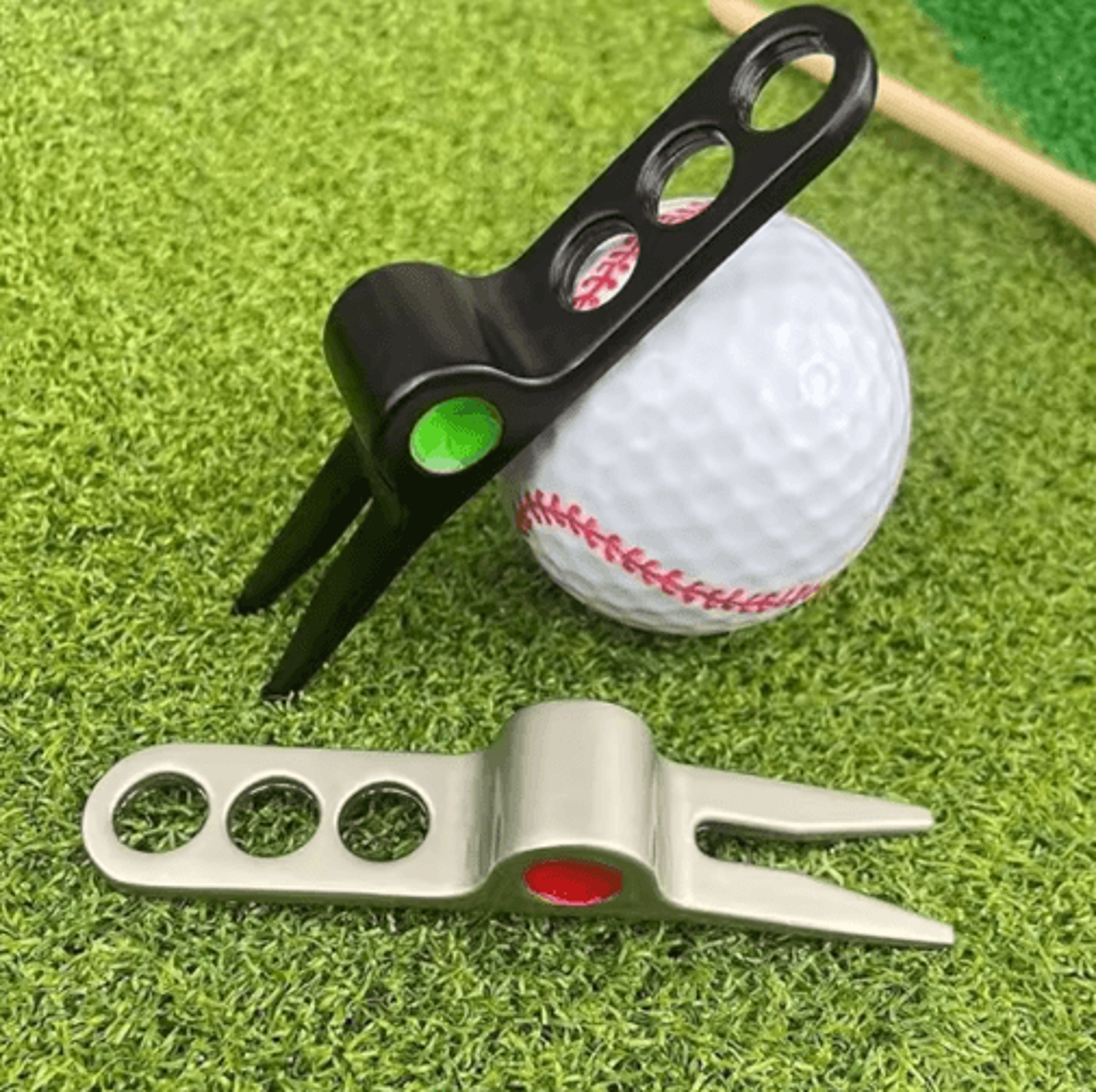 Zinc Alloy Golf Divot Repair Tool  Scotty CameronStyle Pivot Fork With Collector Tin 6