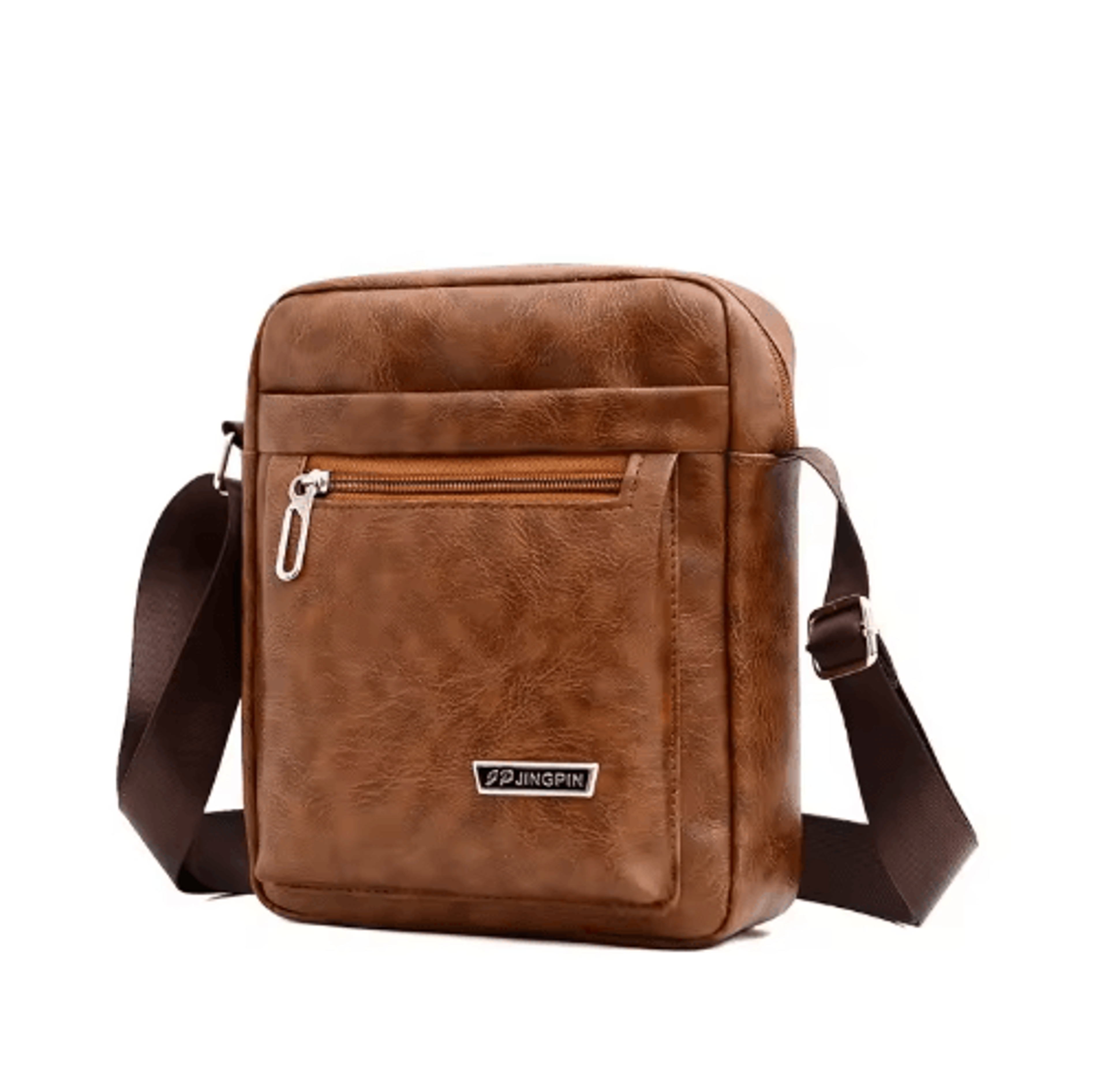 Mens PU Leather Shoulder Bag  Business Flap Crossbody Messenger Bag 1