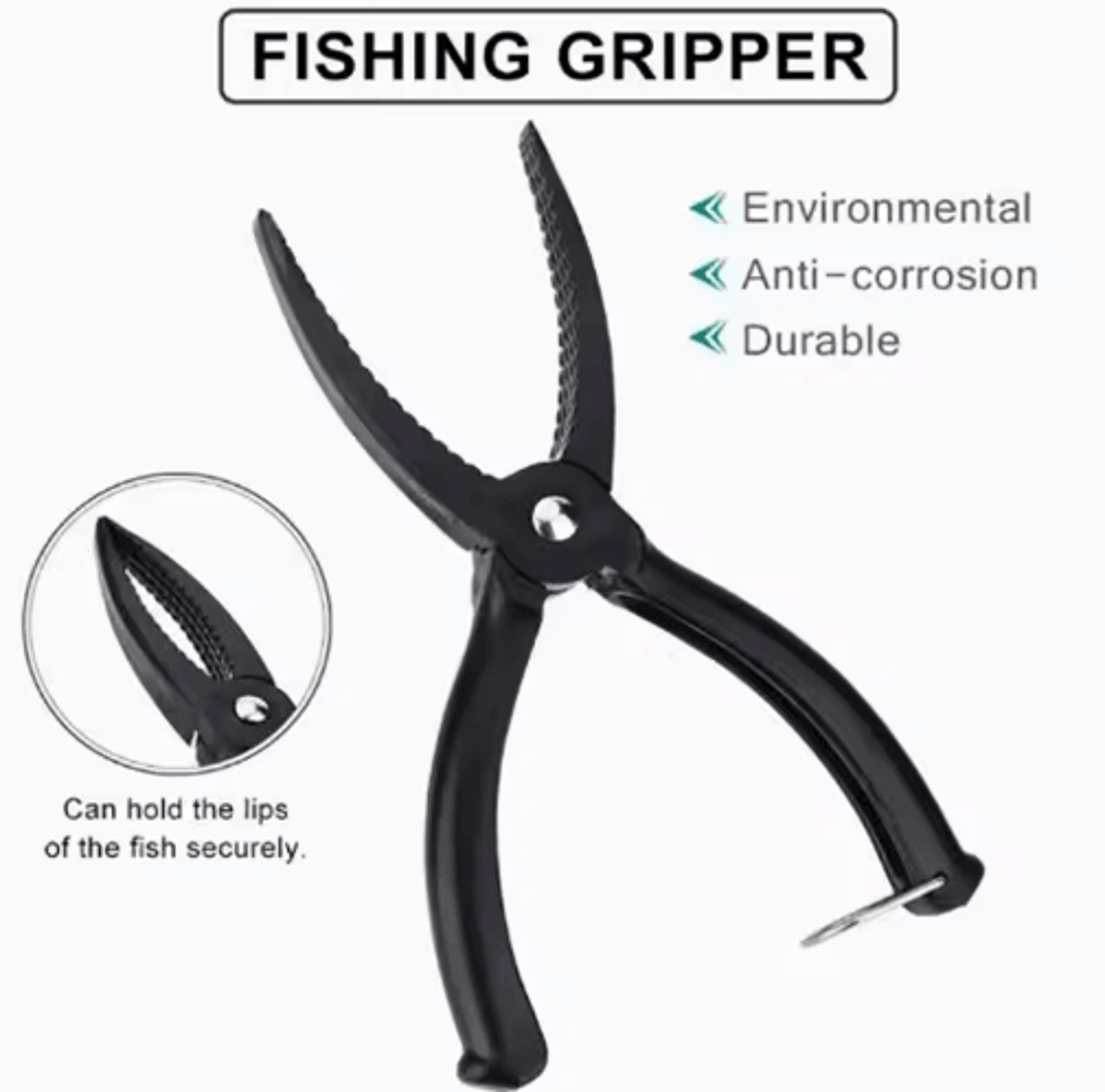 NonSlip Fishing Control Tongs  Secure Grip Tool For Safe Fish Handling 4