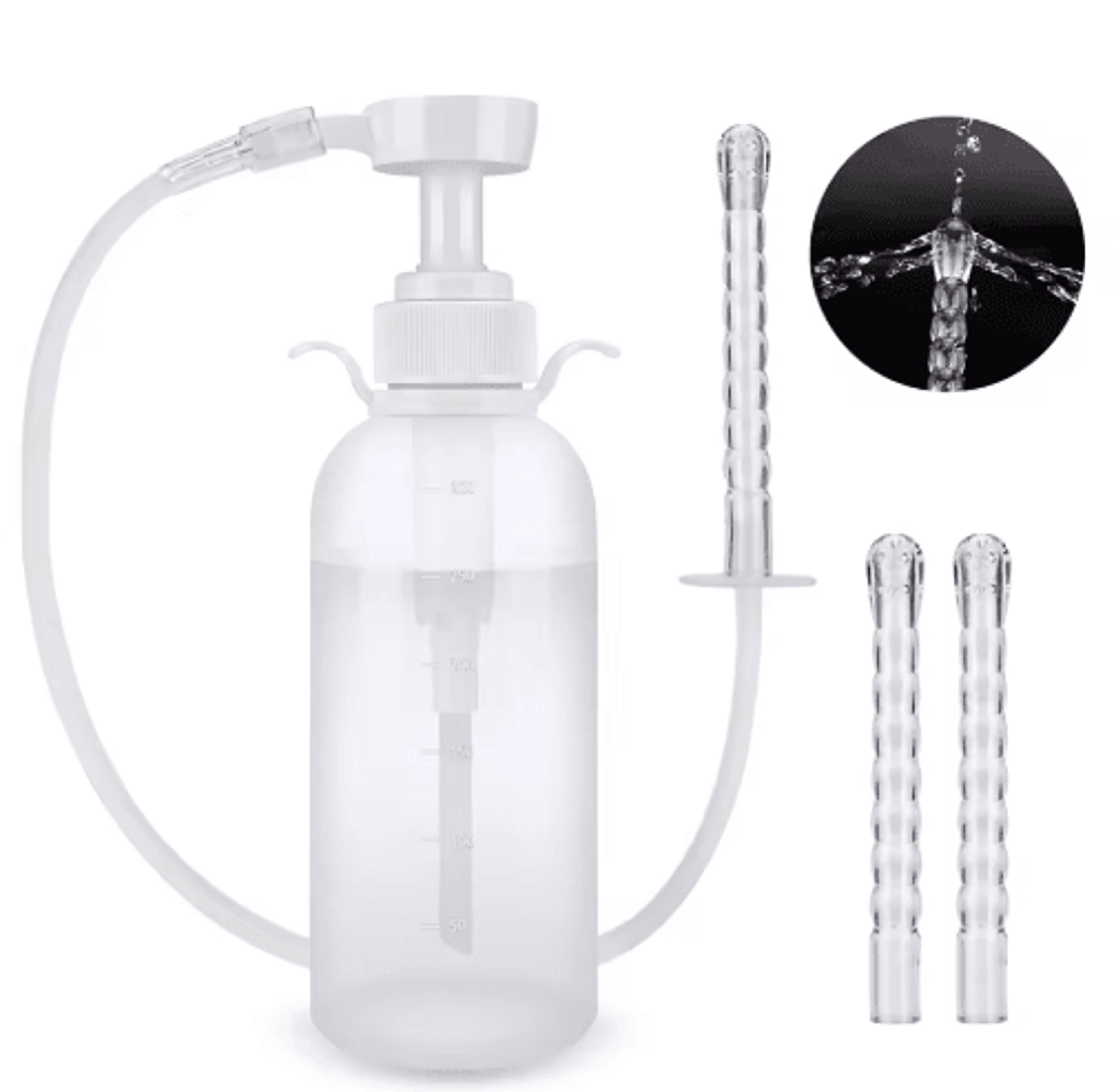 Reusable Vaginal  Anal Cleansing Syringe  300600ML Personal Hygiene Flushing Kit 0
