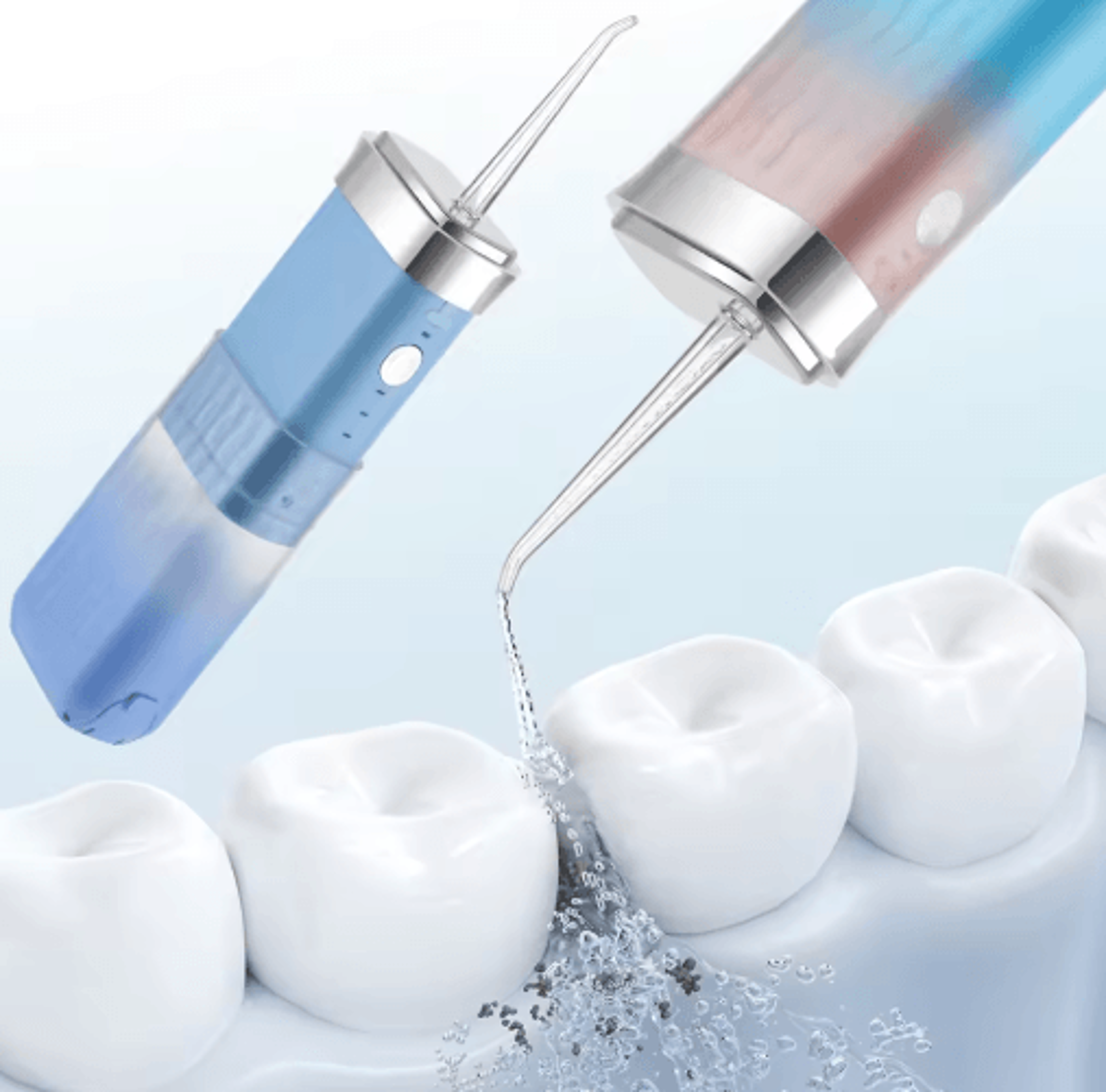 Portable Smart Water Flosser  Rechargeable Electric Oral Irrigator With 4 Jet Tips 7