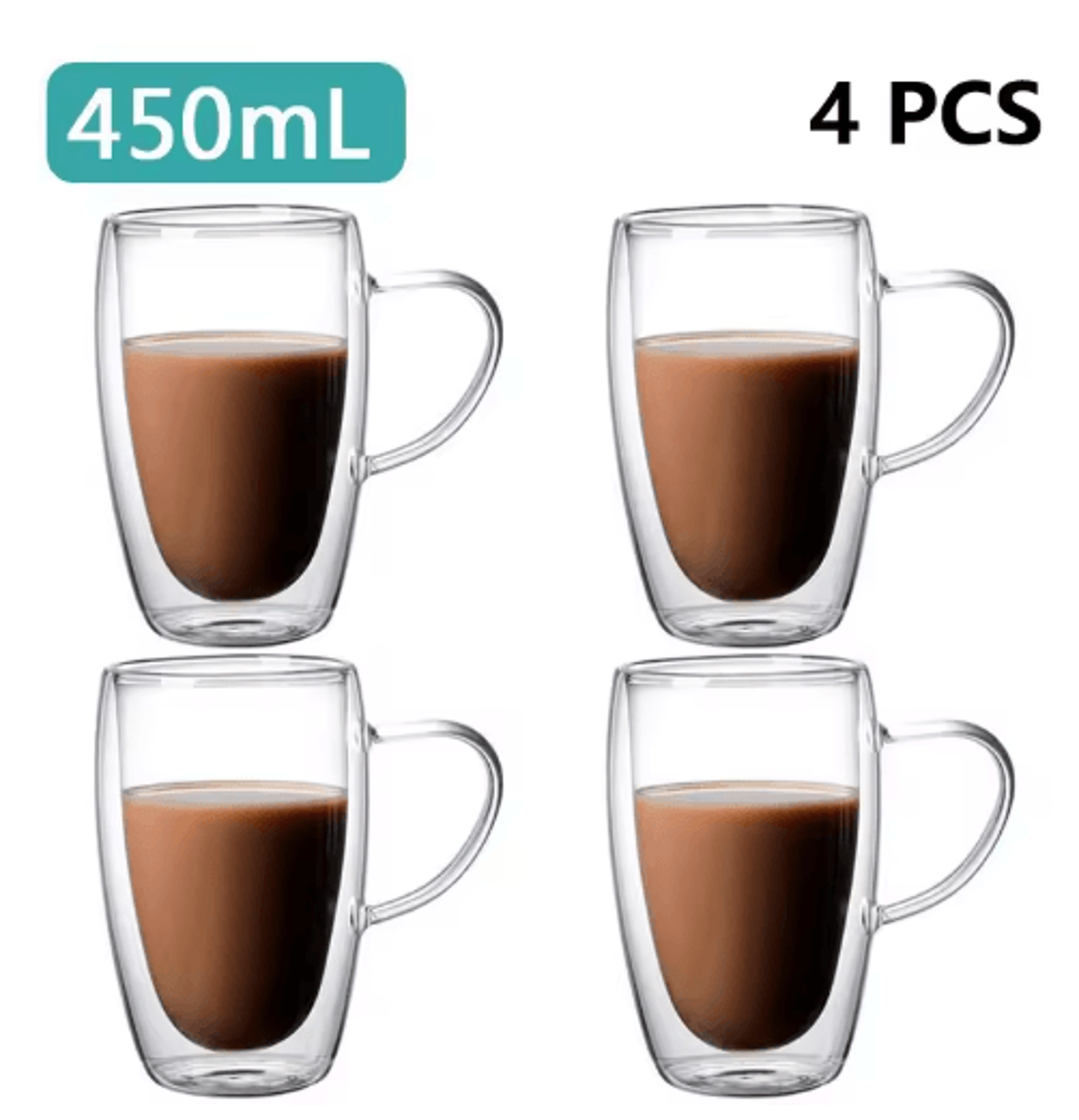 Transparent HeatResistant Glass Tumbler Creative Coffee Whiskey And Cocktail Mug 1