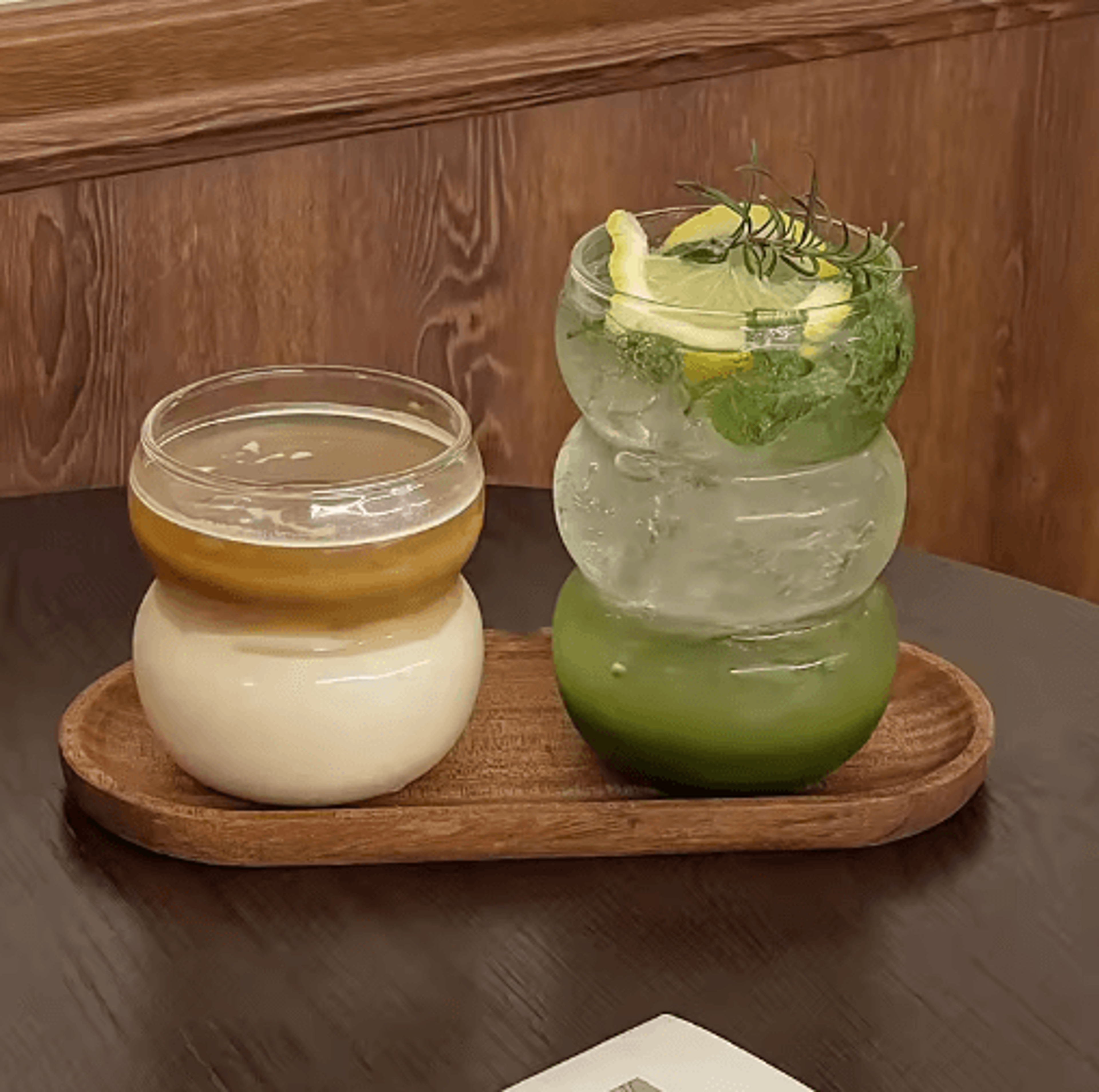 INS Style Transparent Glass Coffee Mug Heat Resistant Ripple Tumbler For Cocktails And Beverages 1  6