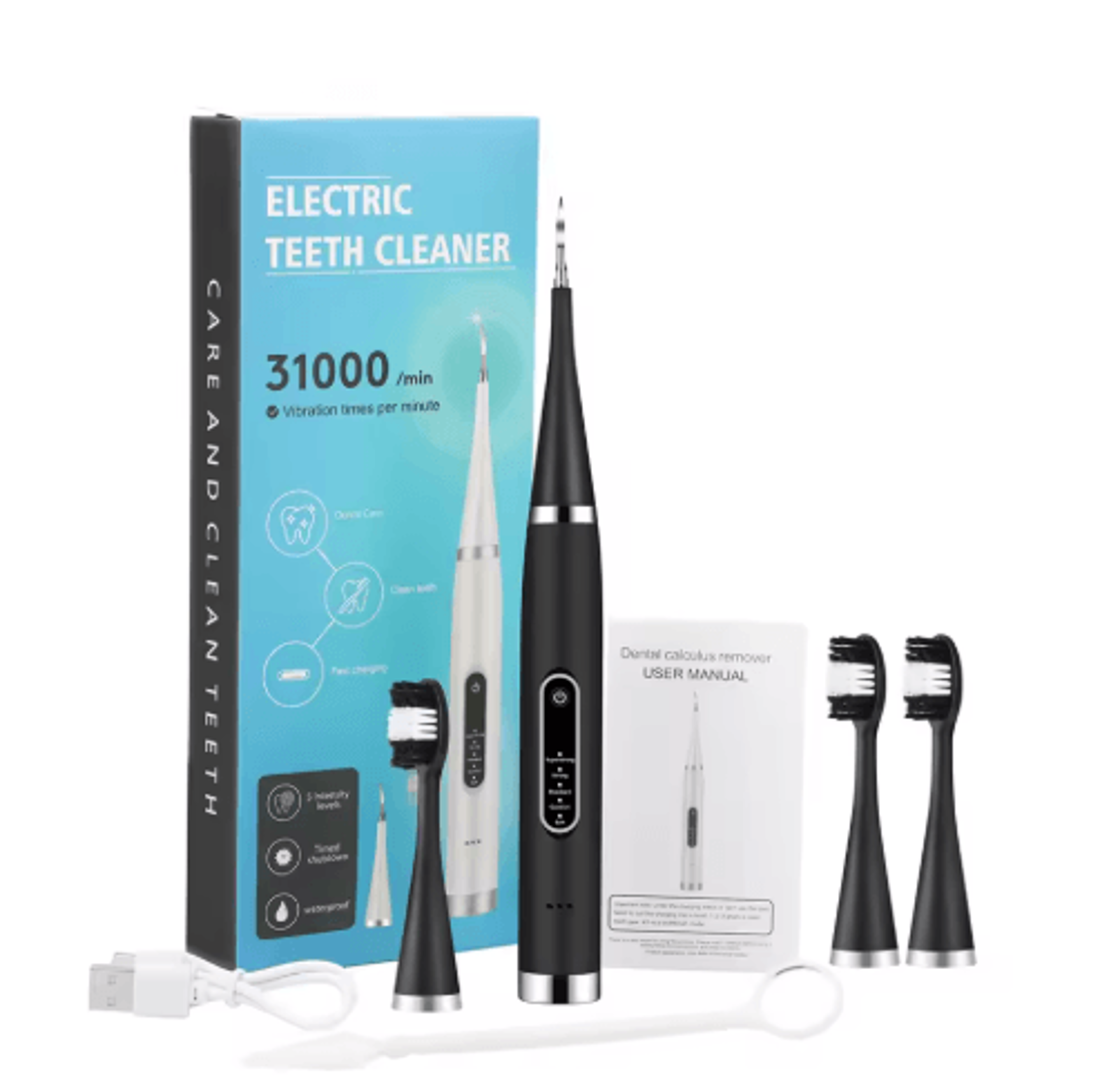 Portable Sonic Dental Scaler  Electric Tartar Remover  Teeth Whitening Tool 4
