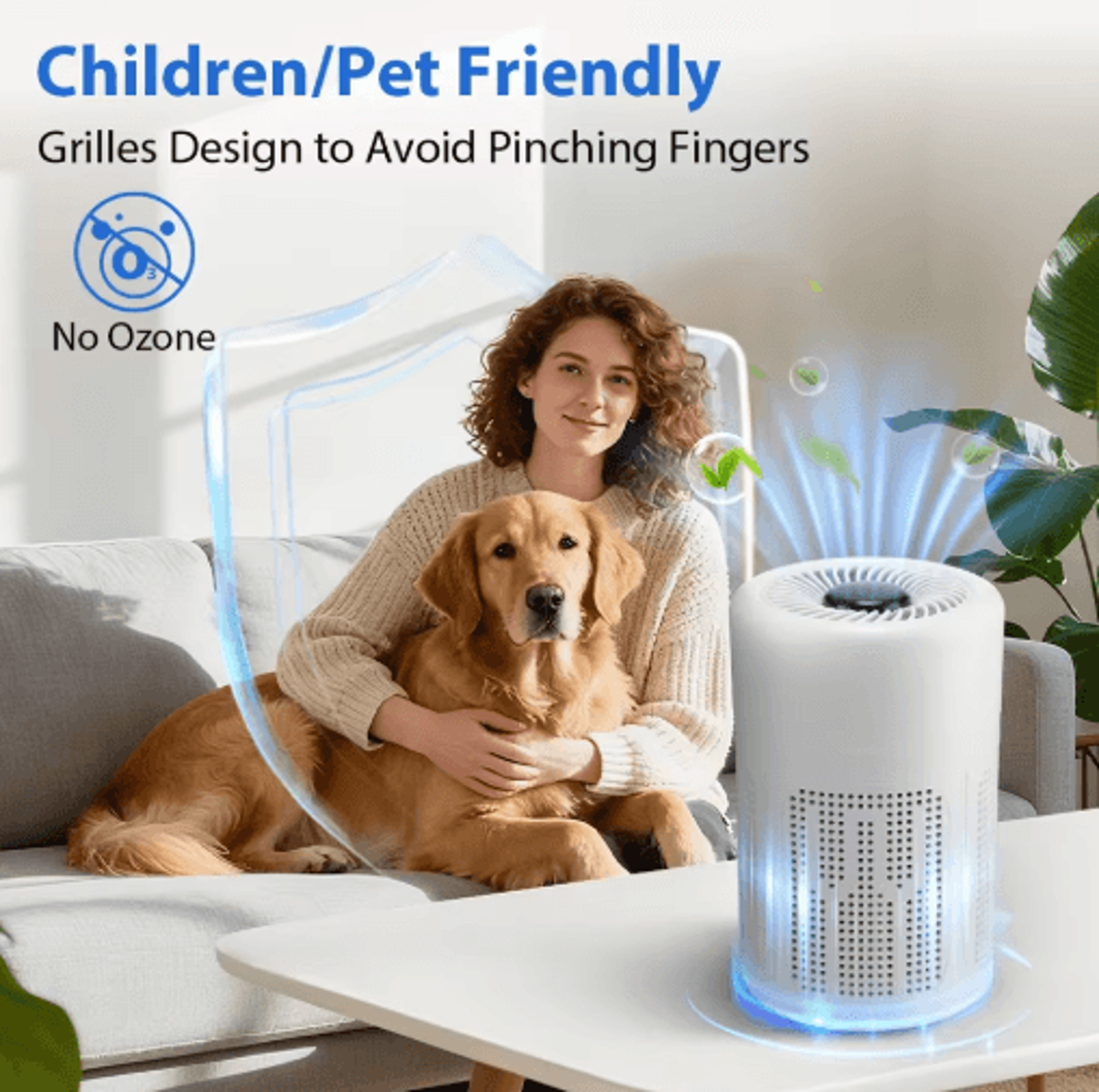 PureBreathe Min USB Portable Air Purifier With HEPA Filtration 2