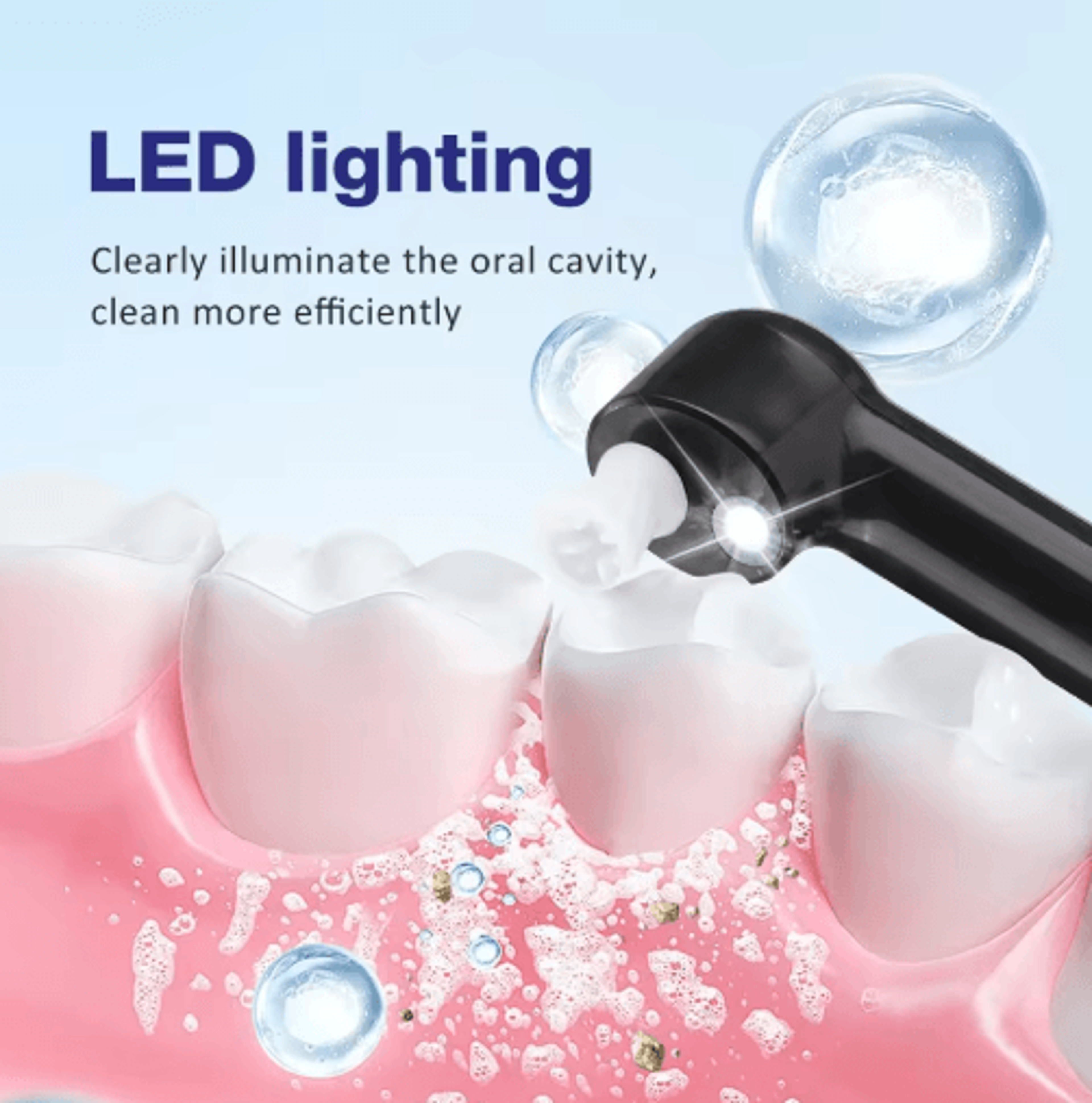 CleanSonic Pro Electric Dental Cleaner  Teeth Whitening Polisher 5