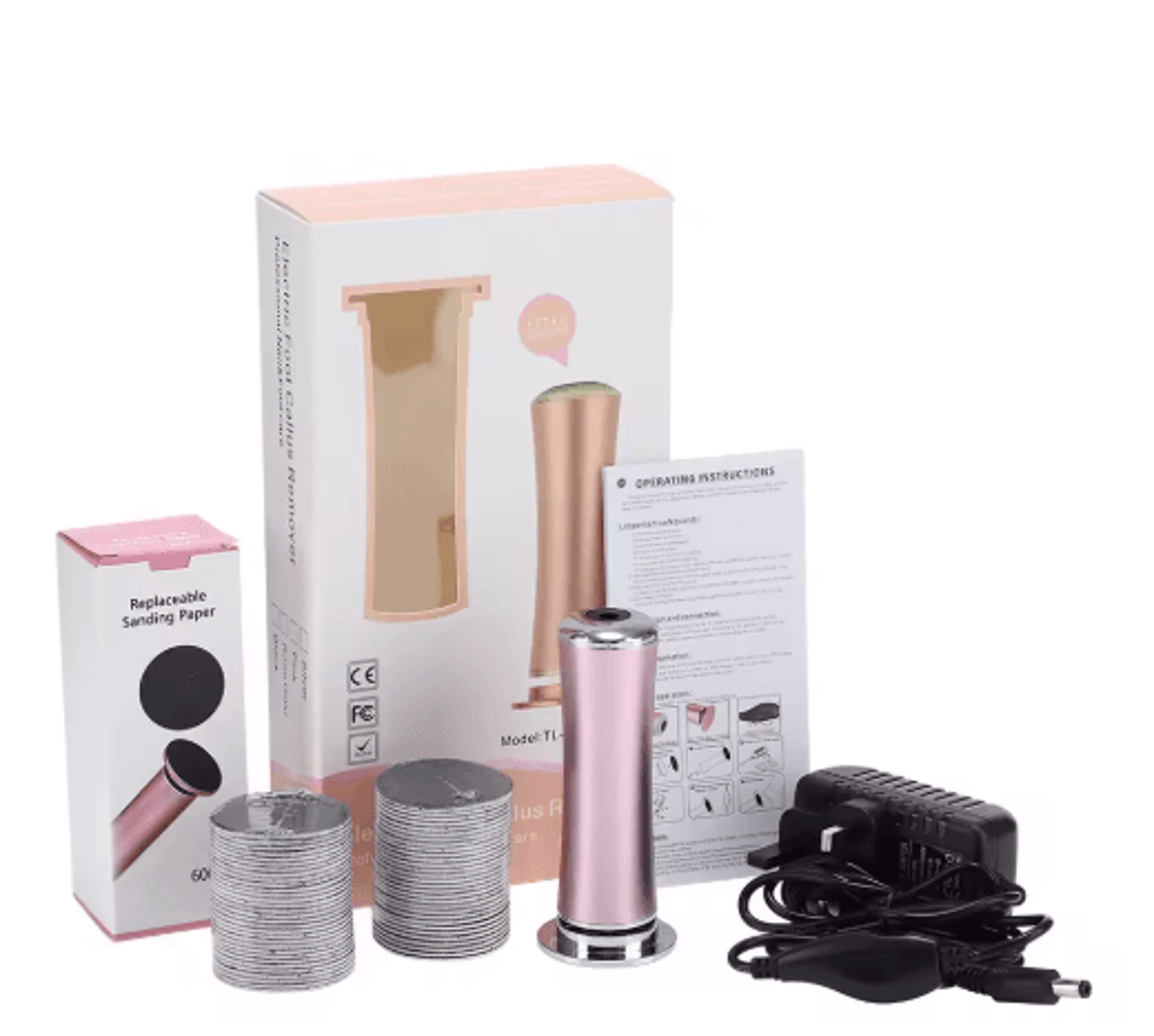 HeelRenew Pro Electric Foot Callus Remover Pedicure Tool Kit 1