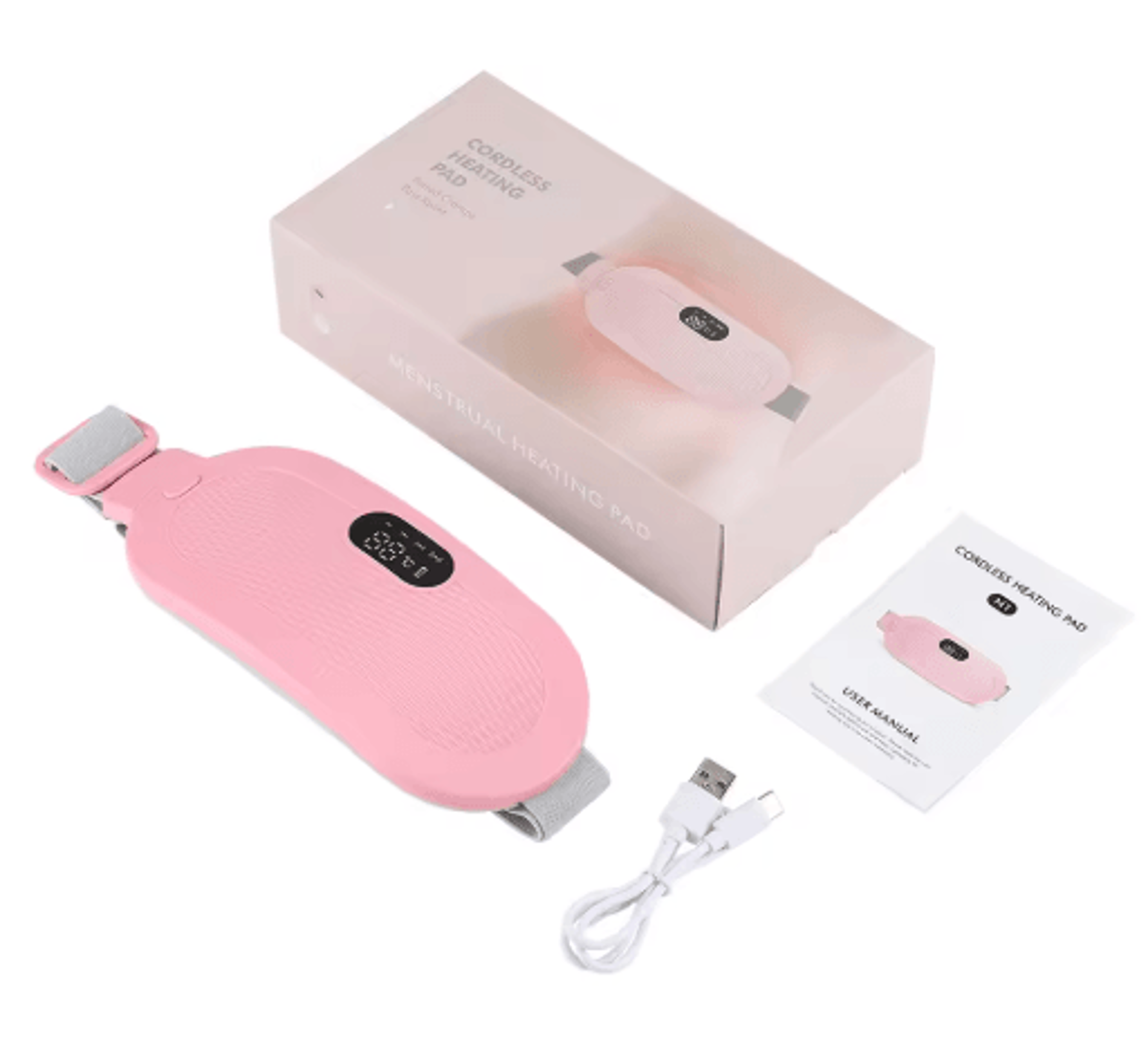 ComfortEase Portable Heated Massage Belt For Menstrual Comfort 2