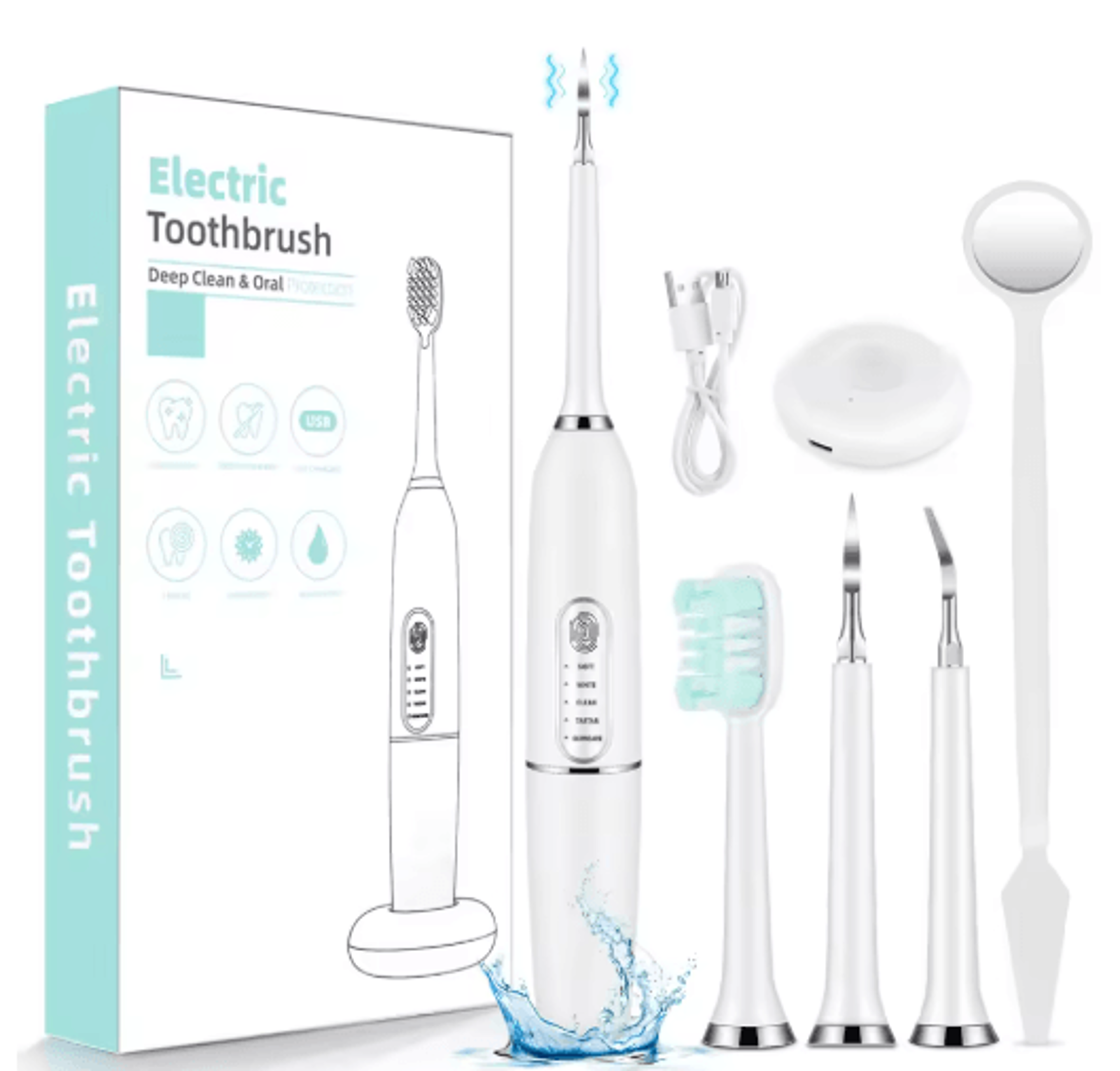 BrightClean Pro Electric Dental Calculus Remover  Teeth Care Device 1