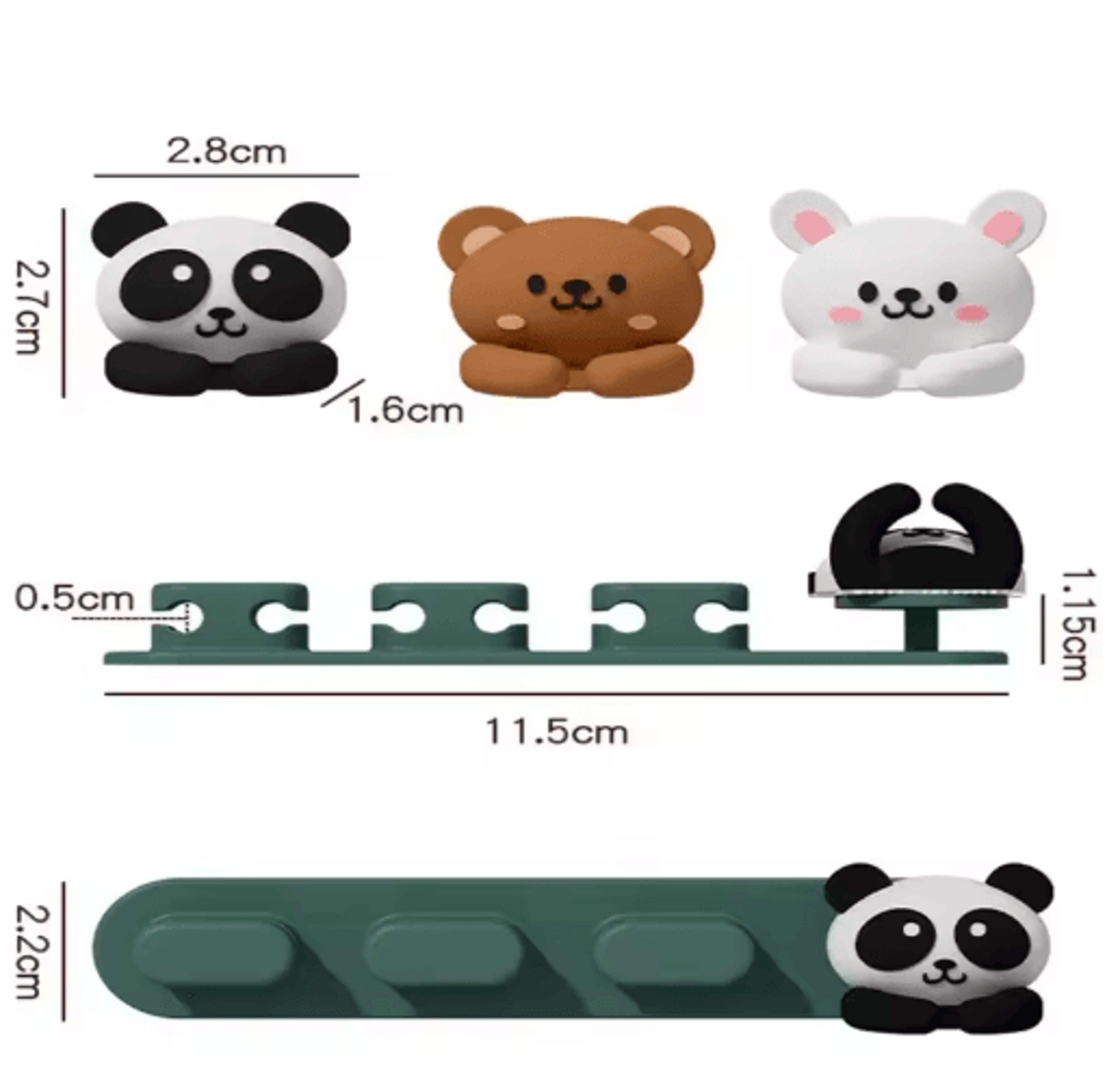 Cute Desk Cable Holder  Table Protector Organizer 8