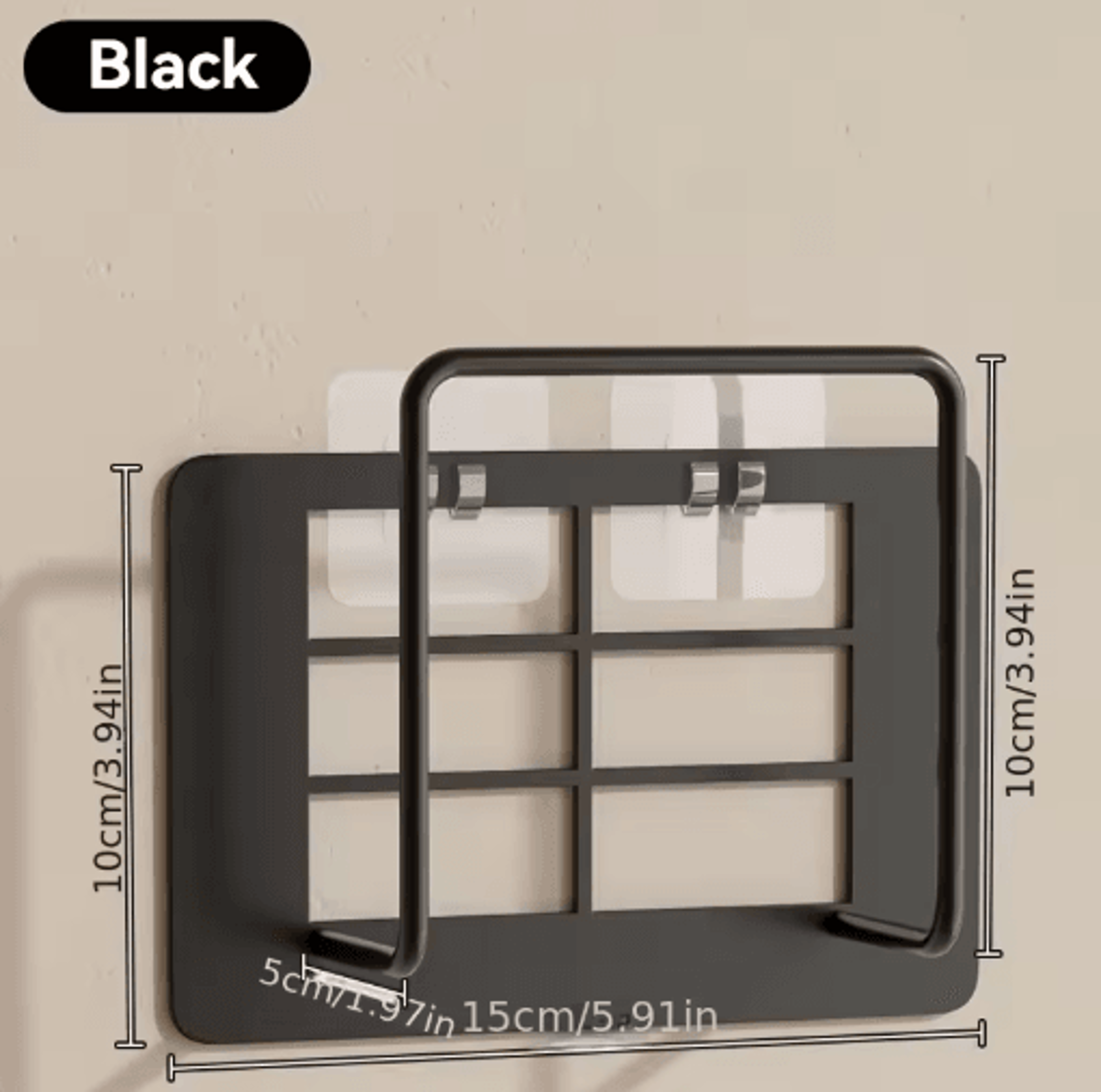 NonDrilling Wall Mounted Router Bracket  Multifunctional Storage Rack 1