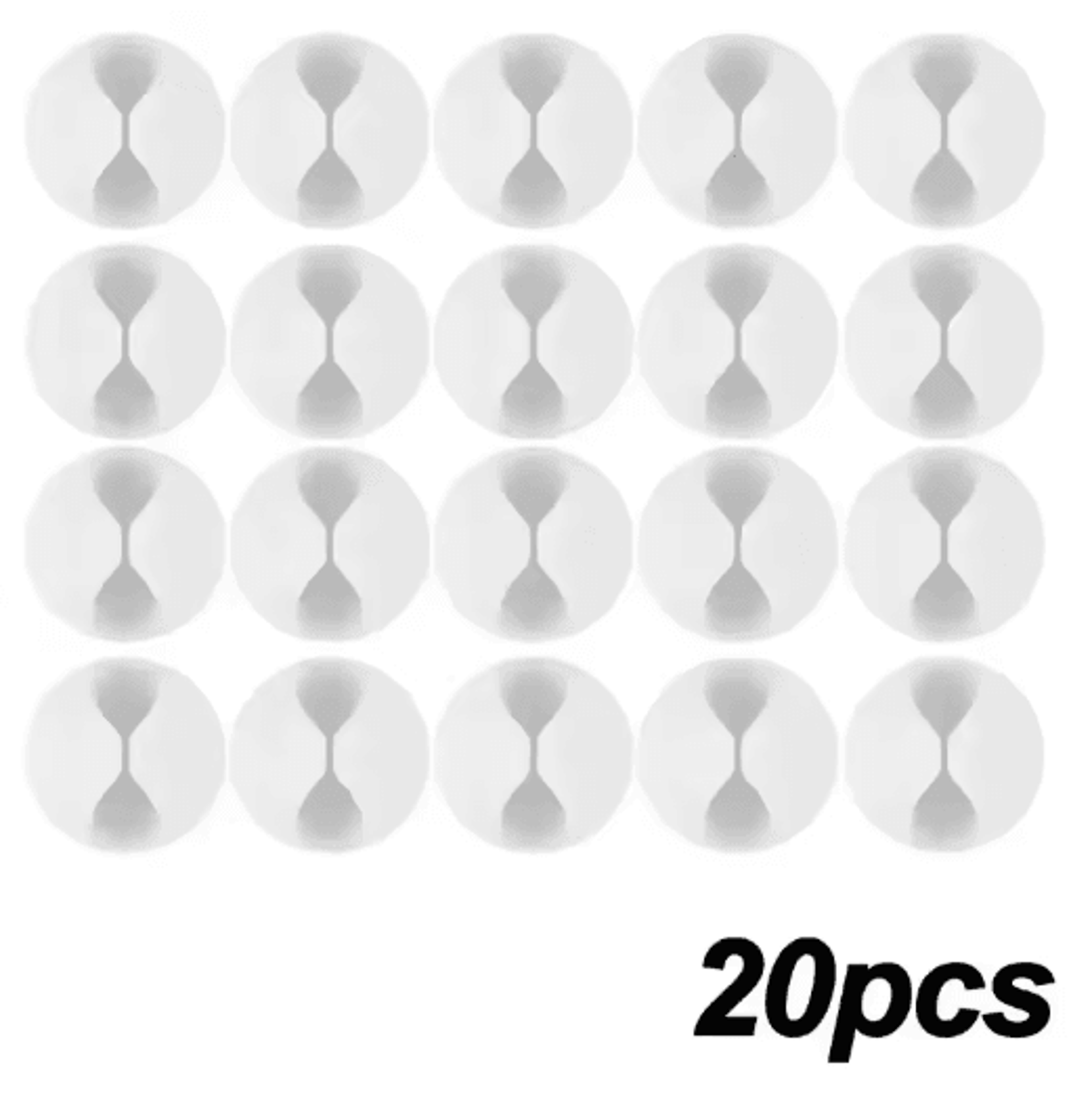 Silicone SelfAdhesive Cable Clips  Phone Cord Holder Organizer 11